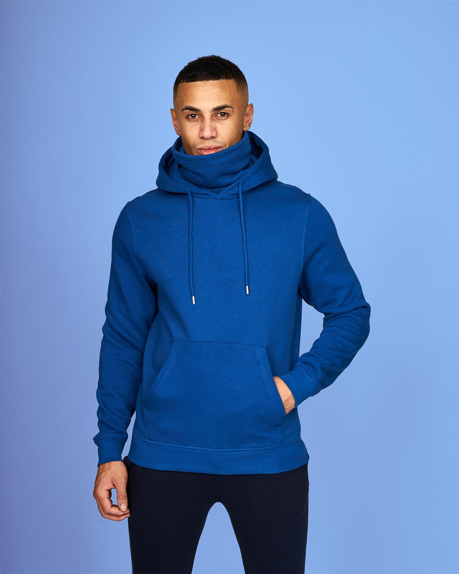 Mens Venmark Snood Sweat Blue