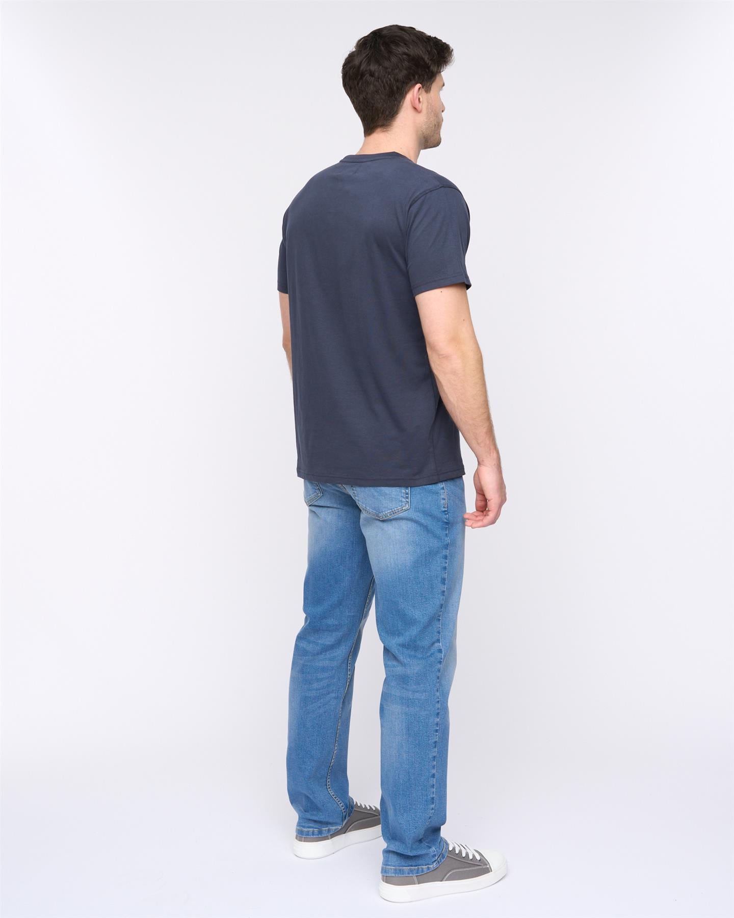 Mens Trentflax T-Shirt Dark Navy