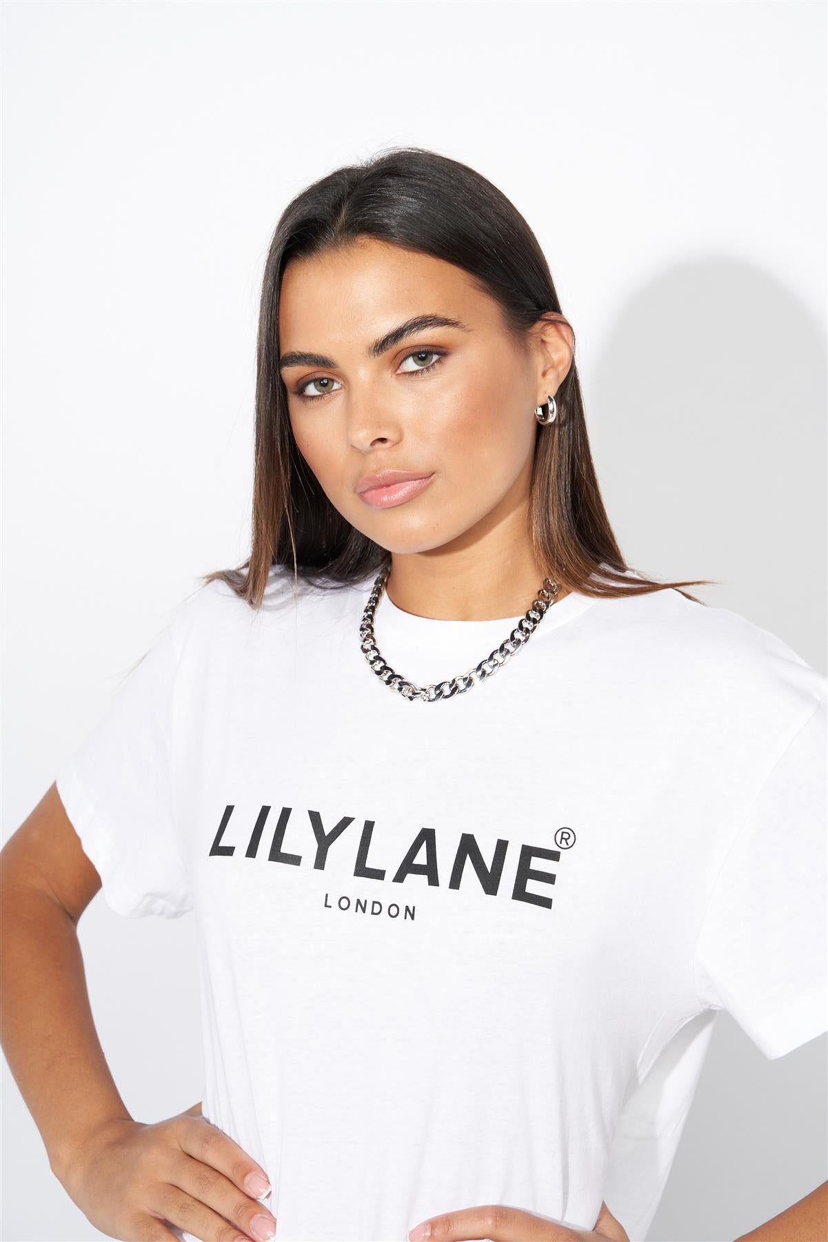 Ladies Lily Lane Eliana T-Shirt White