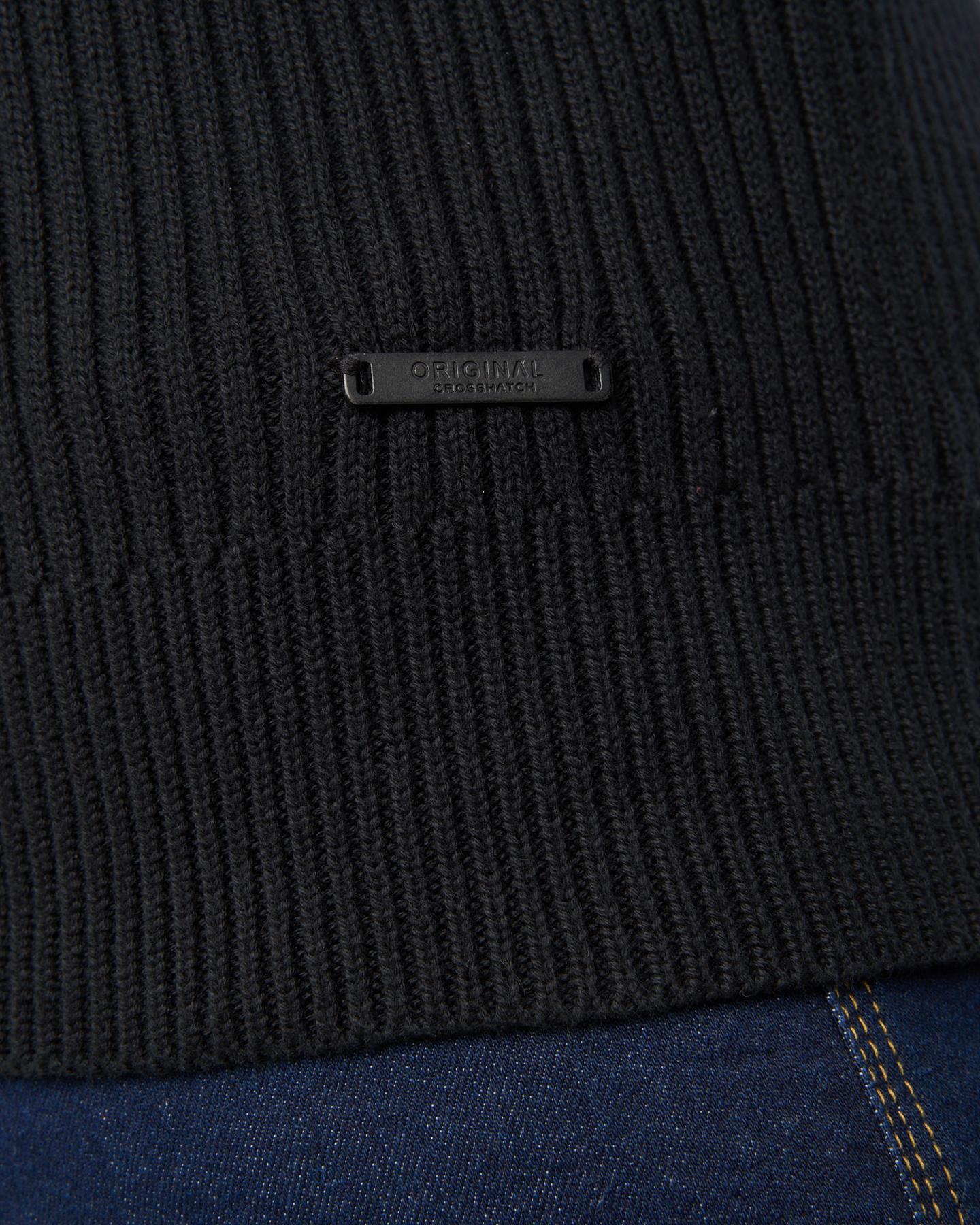Mens Wellburys Chunky Knit Black