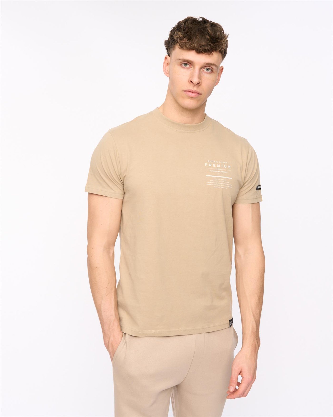 Mens Rayland T-Shirt Stone