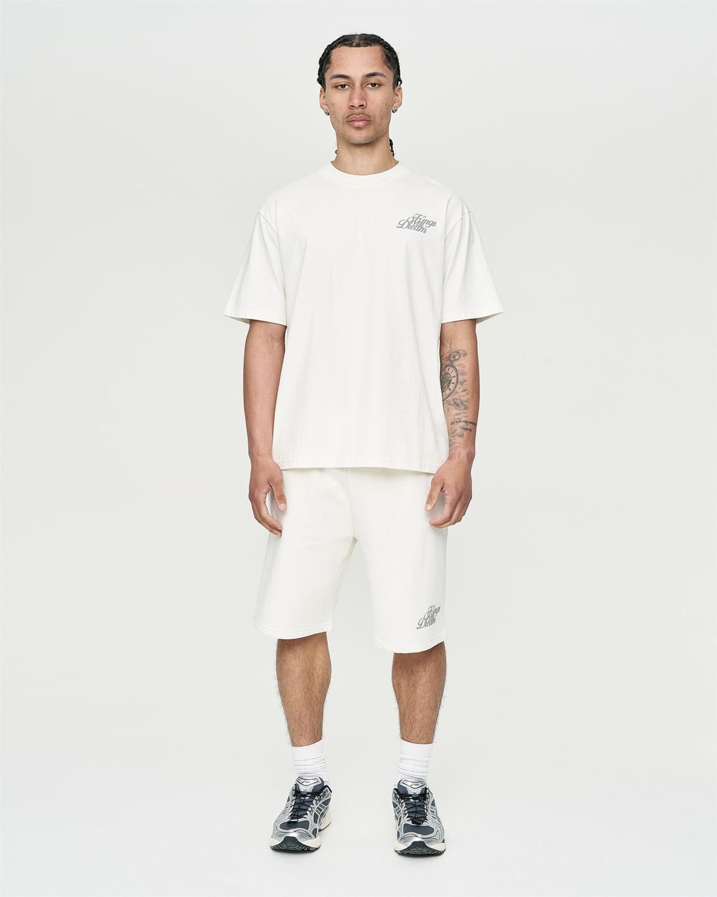 Mens Studio Scripted T-Shirt Off White