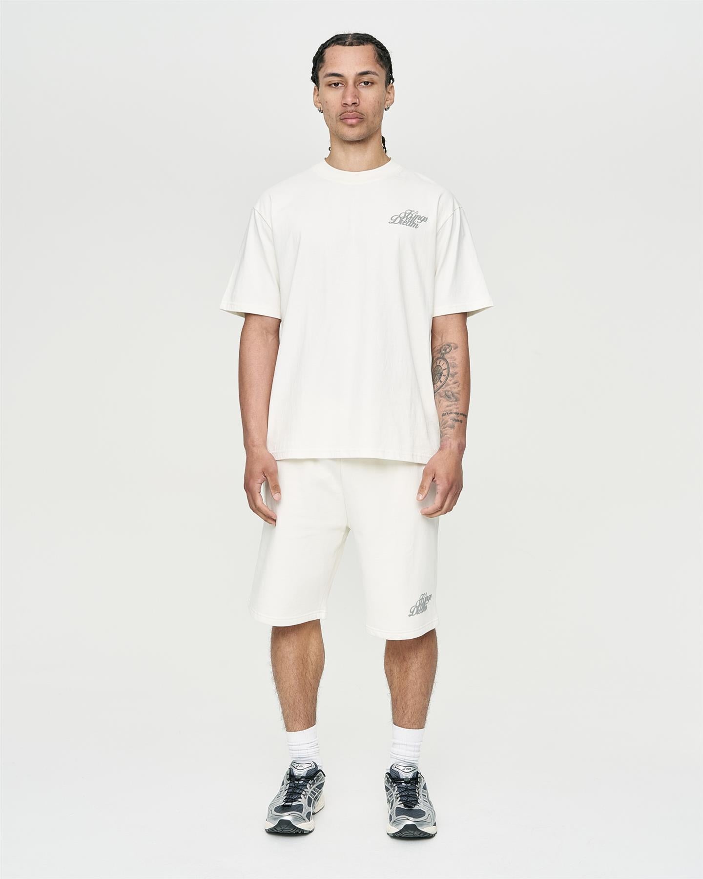 Mens Studio Scripted T-Shirt Off White