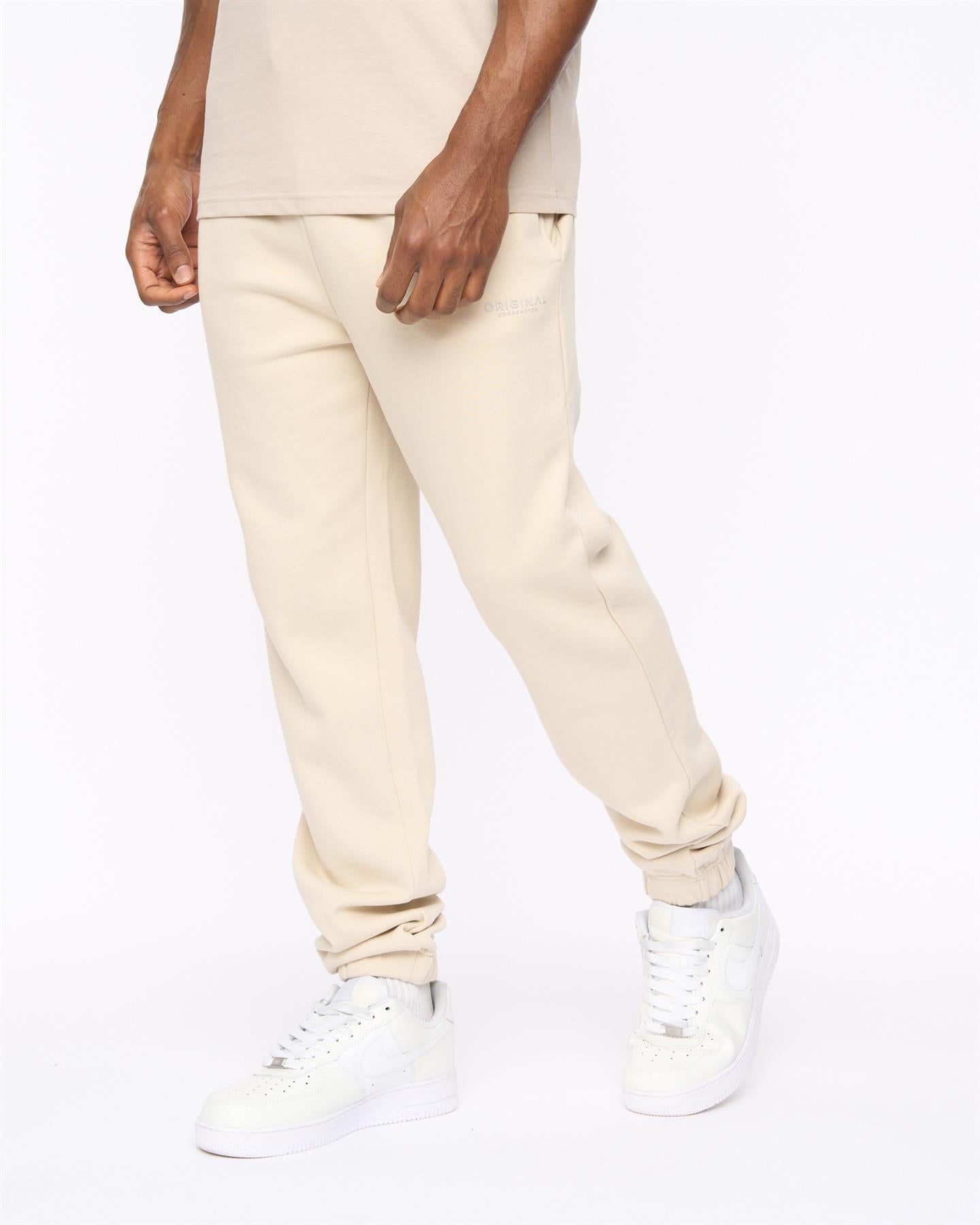 Mens Preece Joggers Light Stone