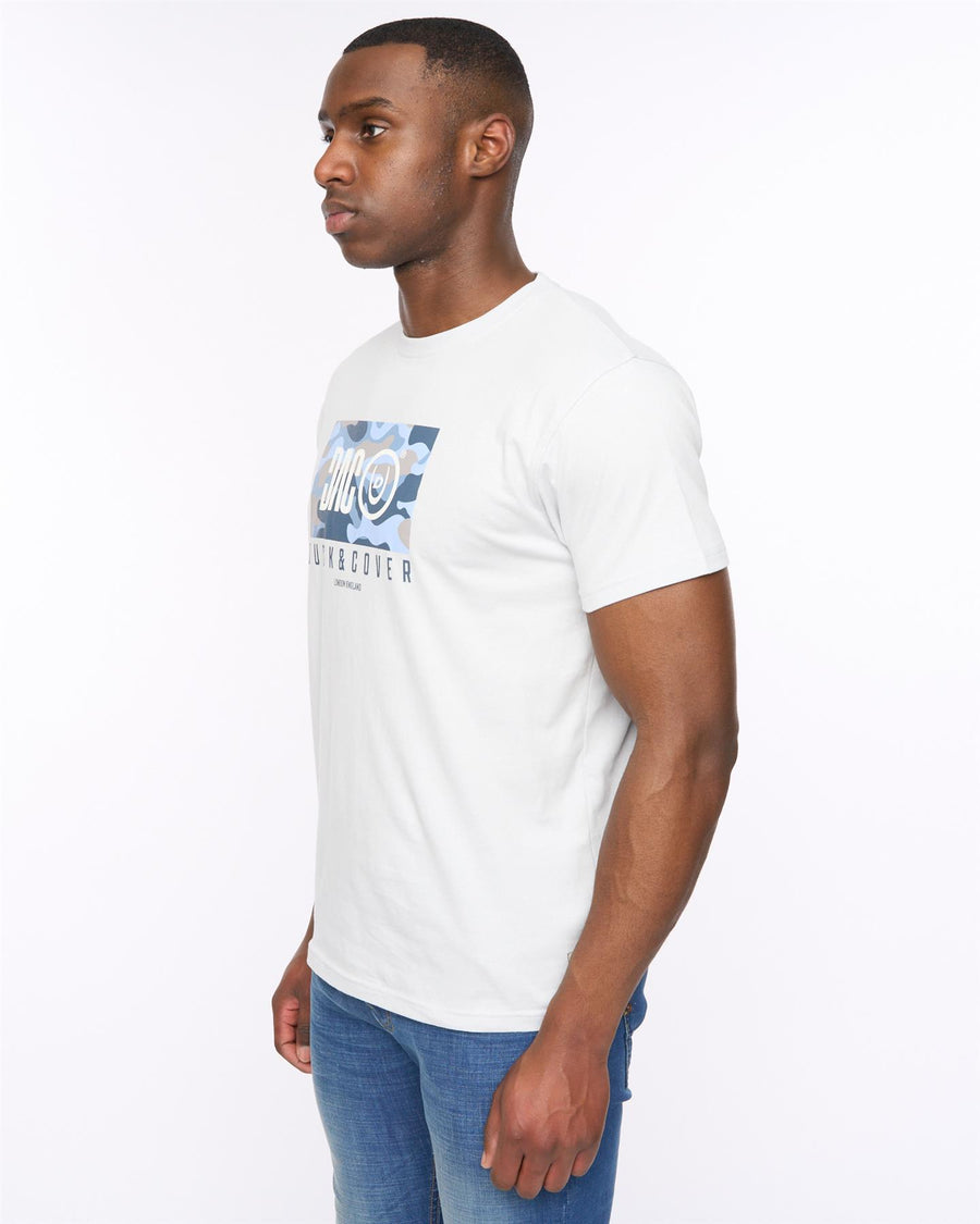 Mens Chamchee T-Shirt Light Blue