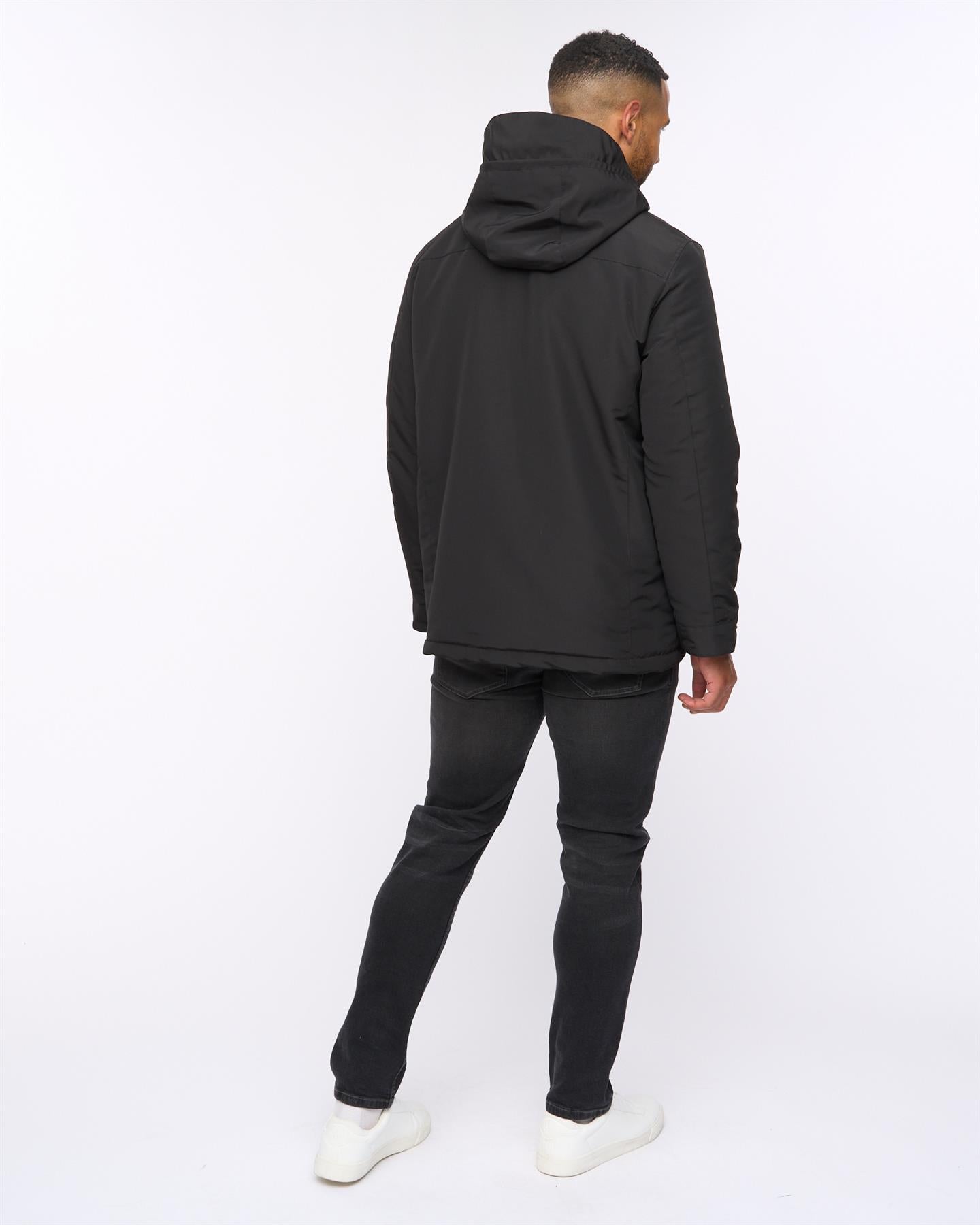 Mens  Winward Double Collar Jacket Black