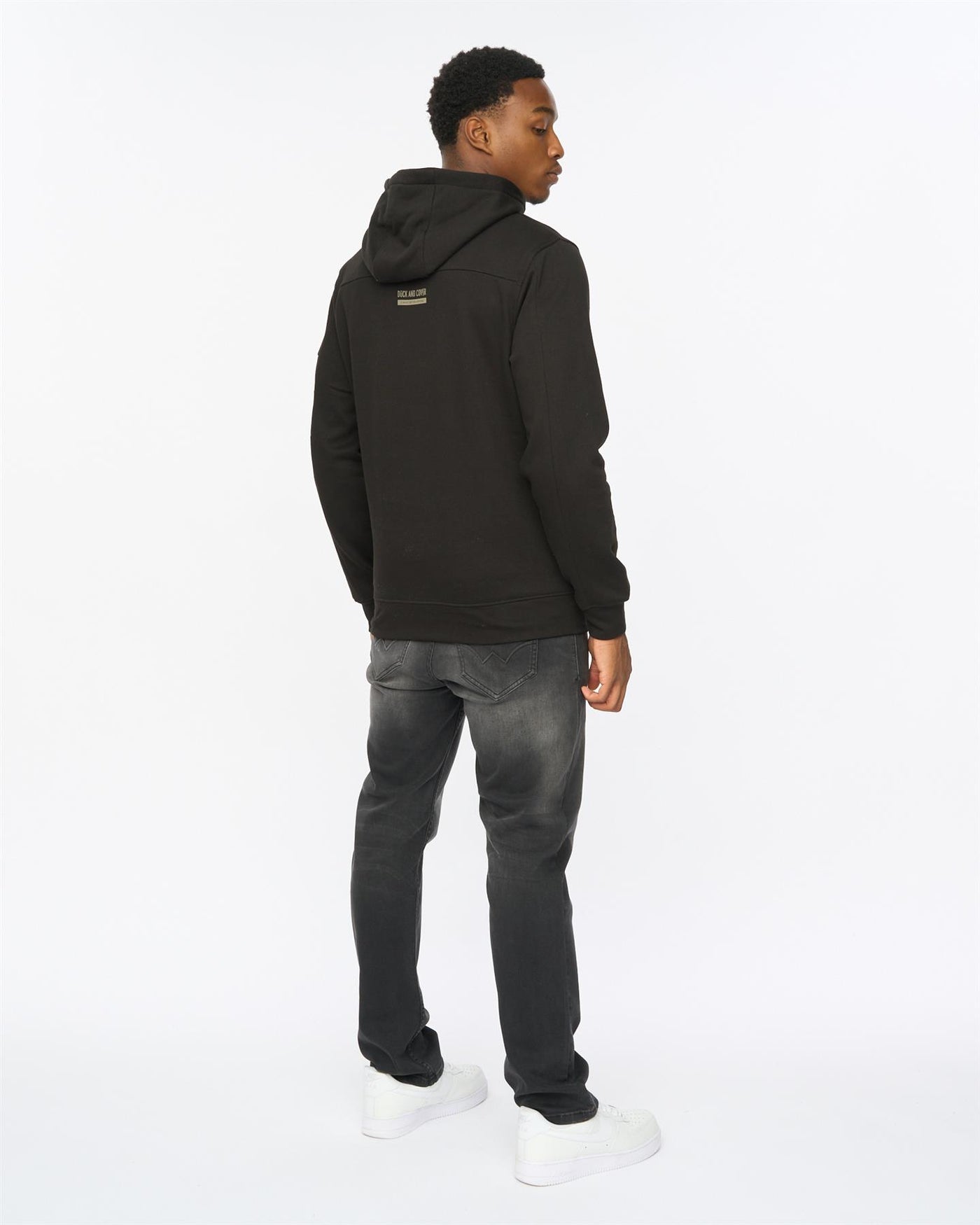 Mens Skullmatic Hoodie Black