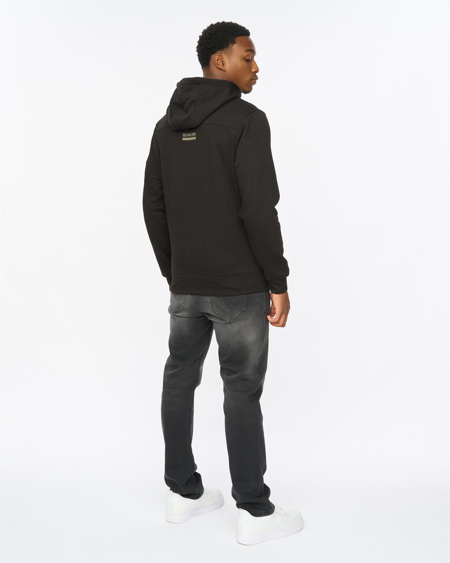 Mens Skullmatic Hoodie Black