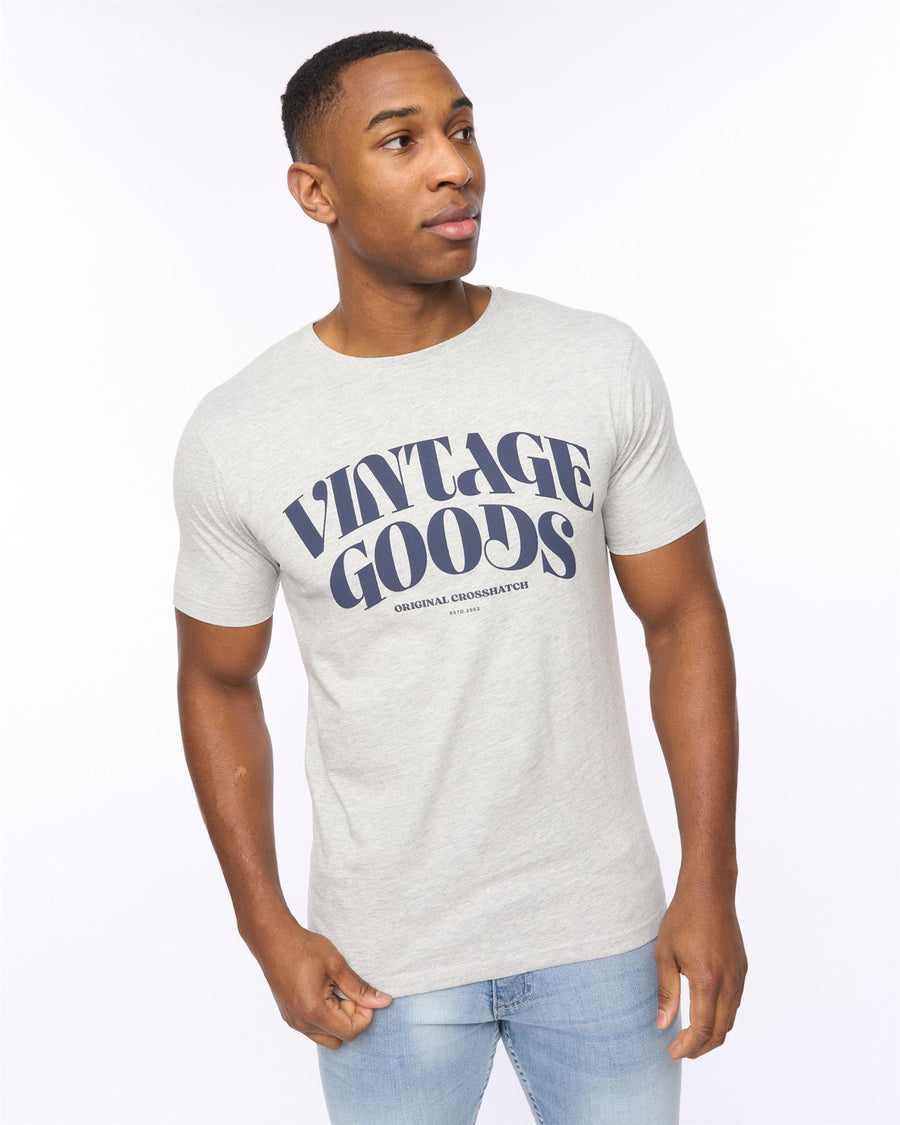 Mens Wilsby T-Shirt Grey Marl