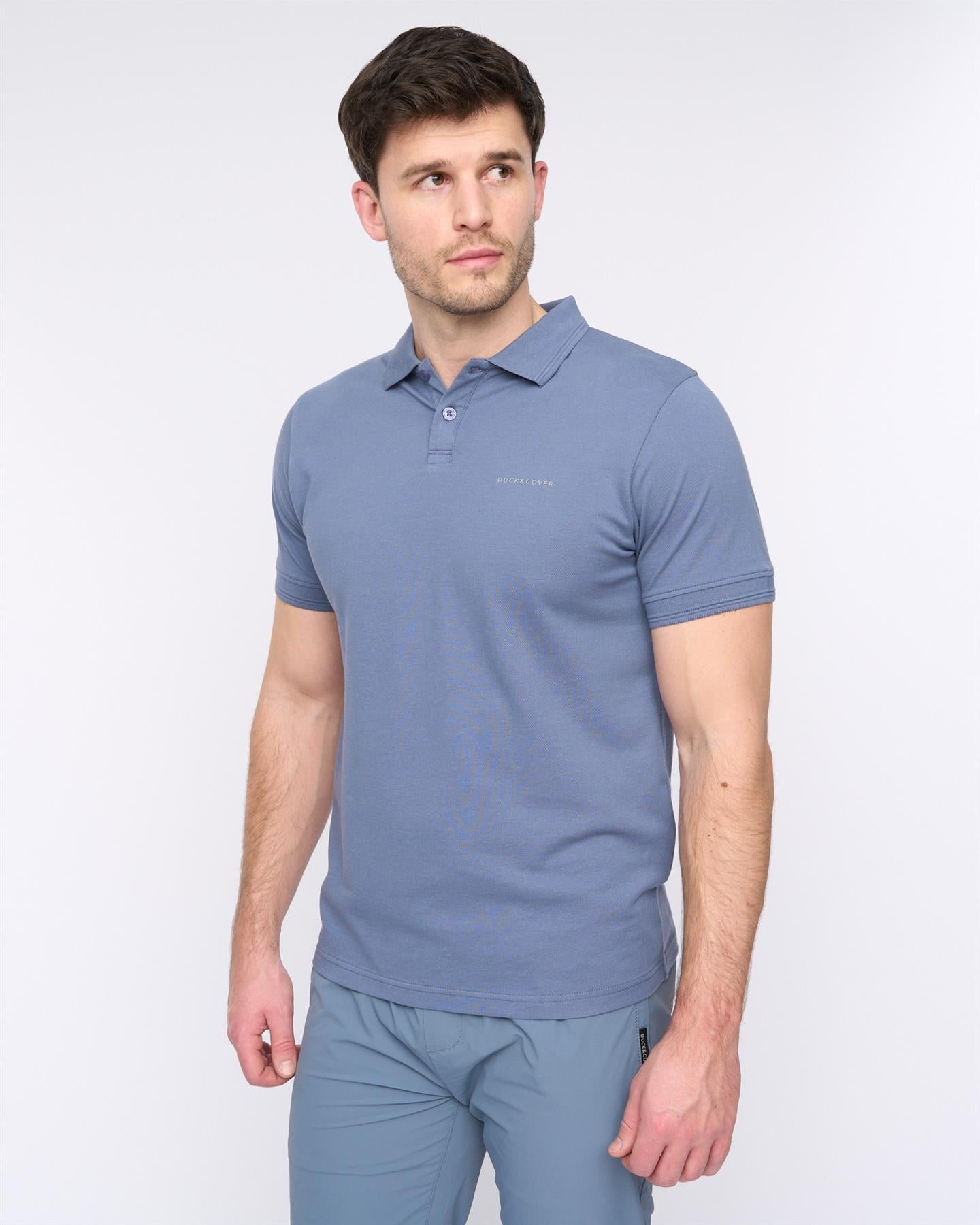 Mens Limatar Polo Light Denim
