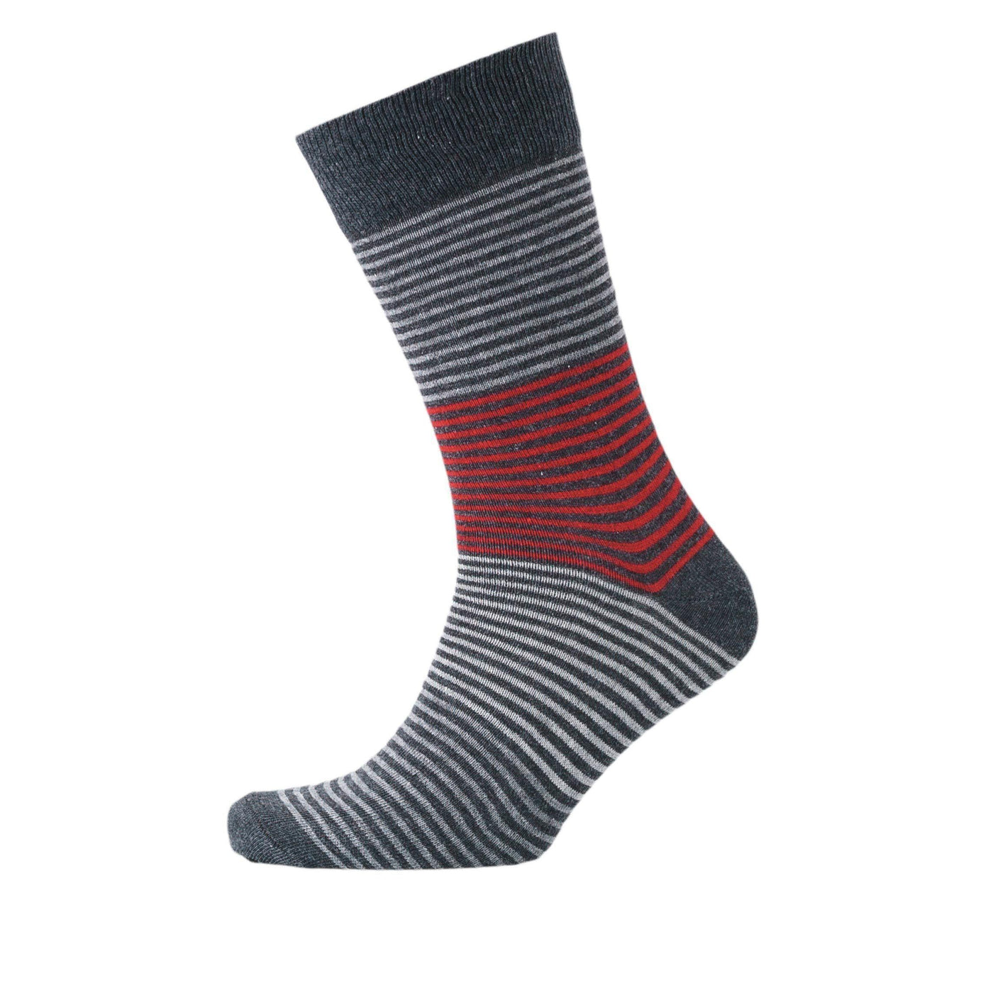 Mens Sig Line Socks 3pk - Black Assorted