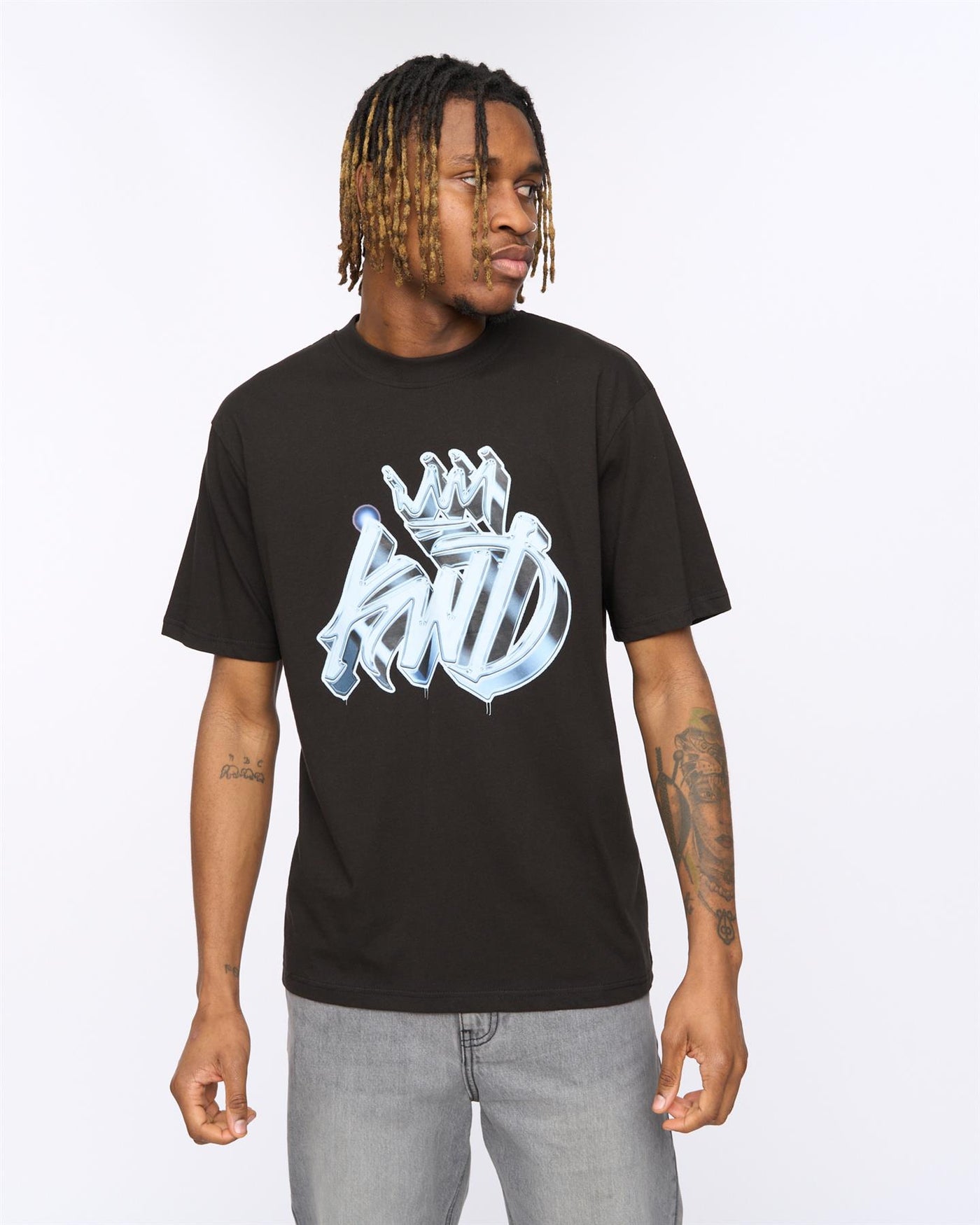 Mens Dimenshed T-Shirt Black