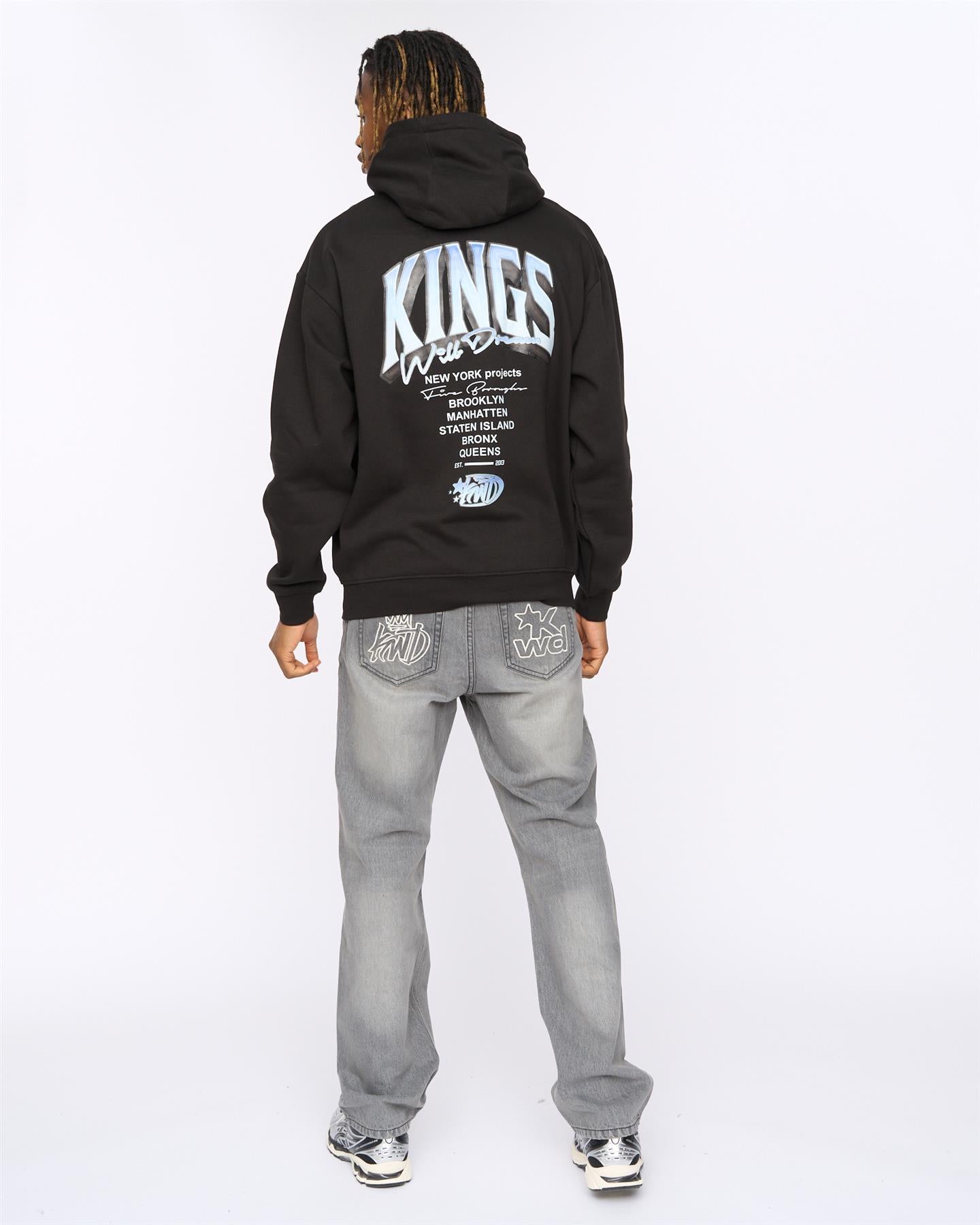 Mens Kingteam Hoodie Black