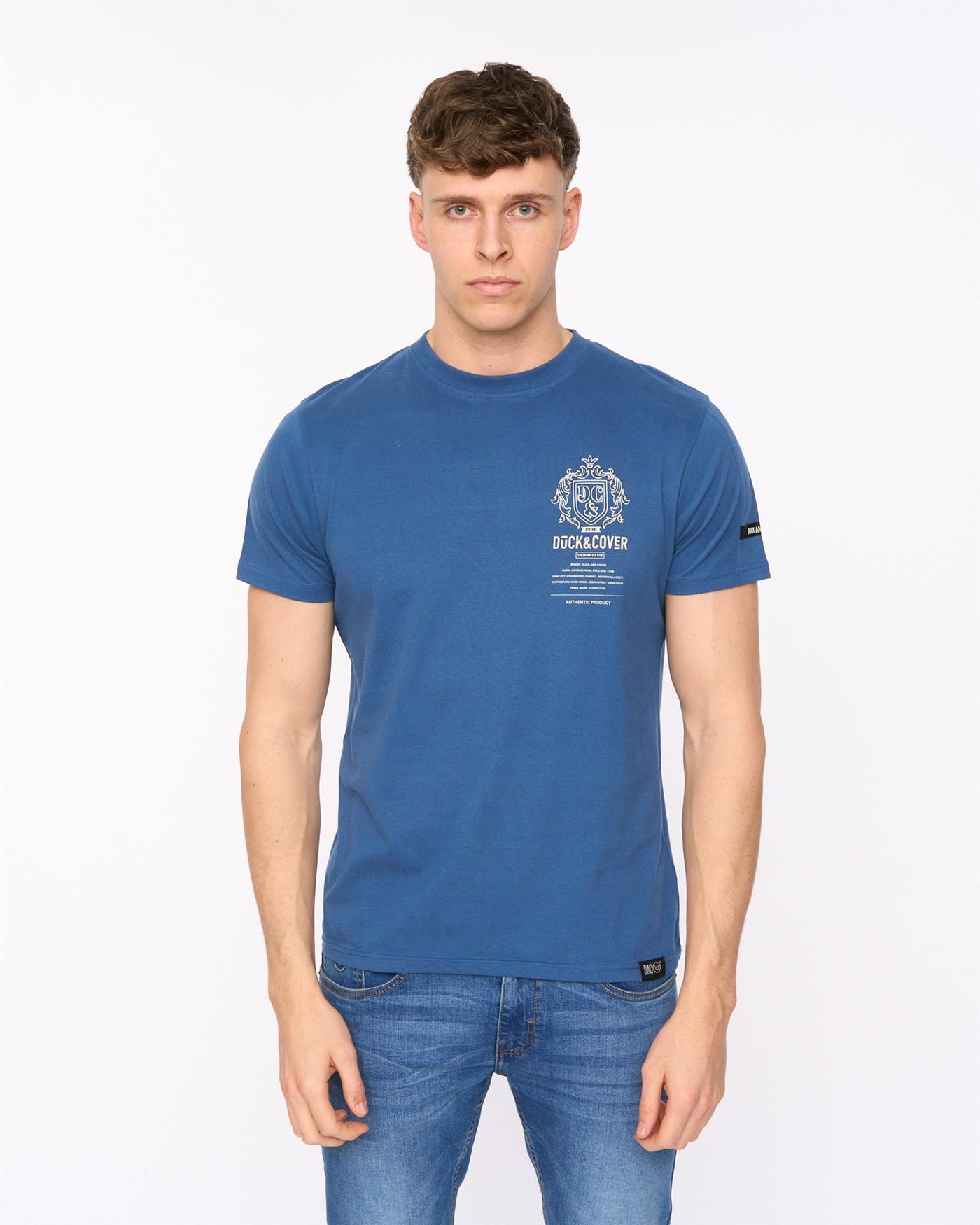 Mens Stoneham T-Shirt Denim Blue