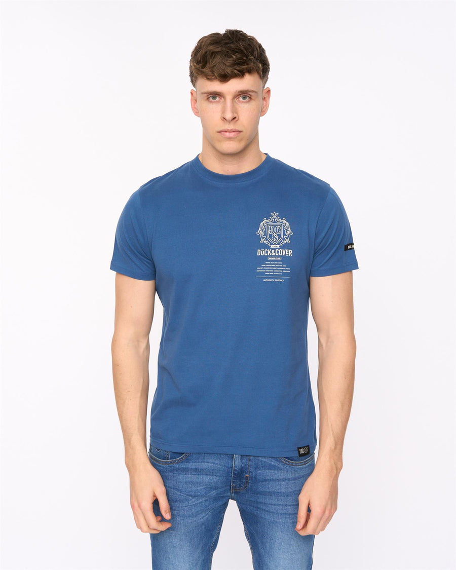 Mens Stoneham T-Shirt Denim Blue