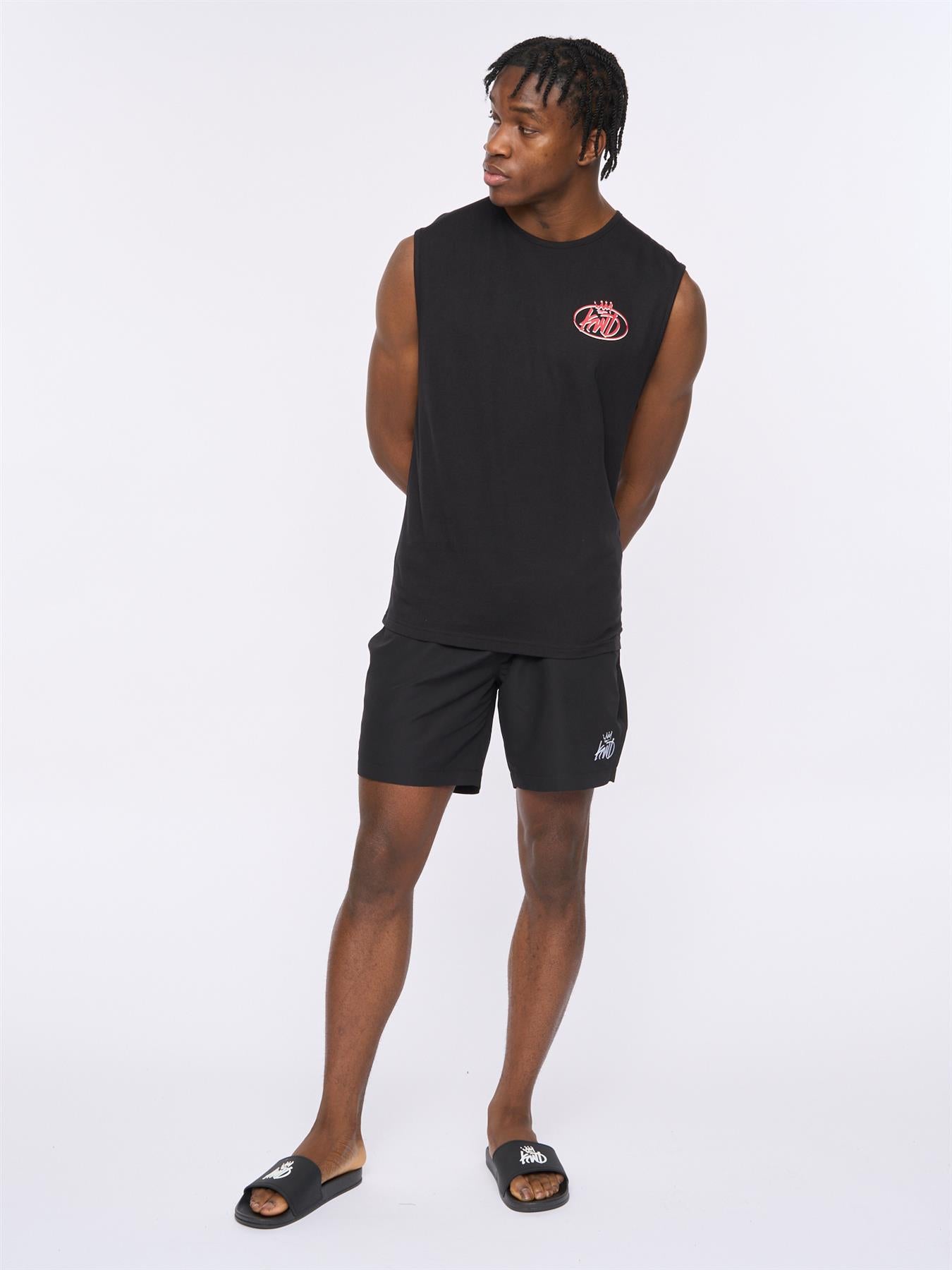 Mens Soap Tank Top Black