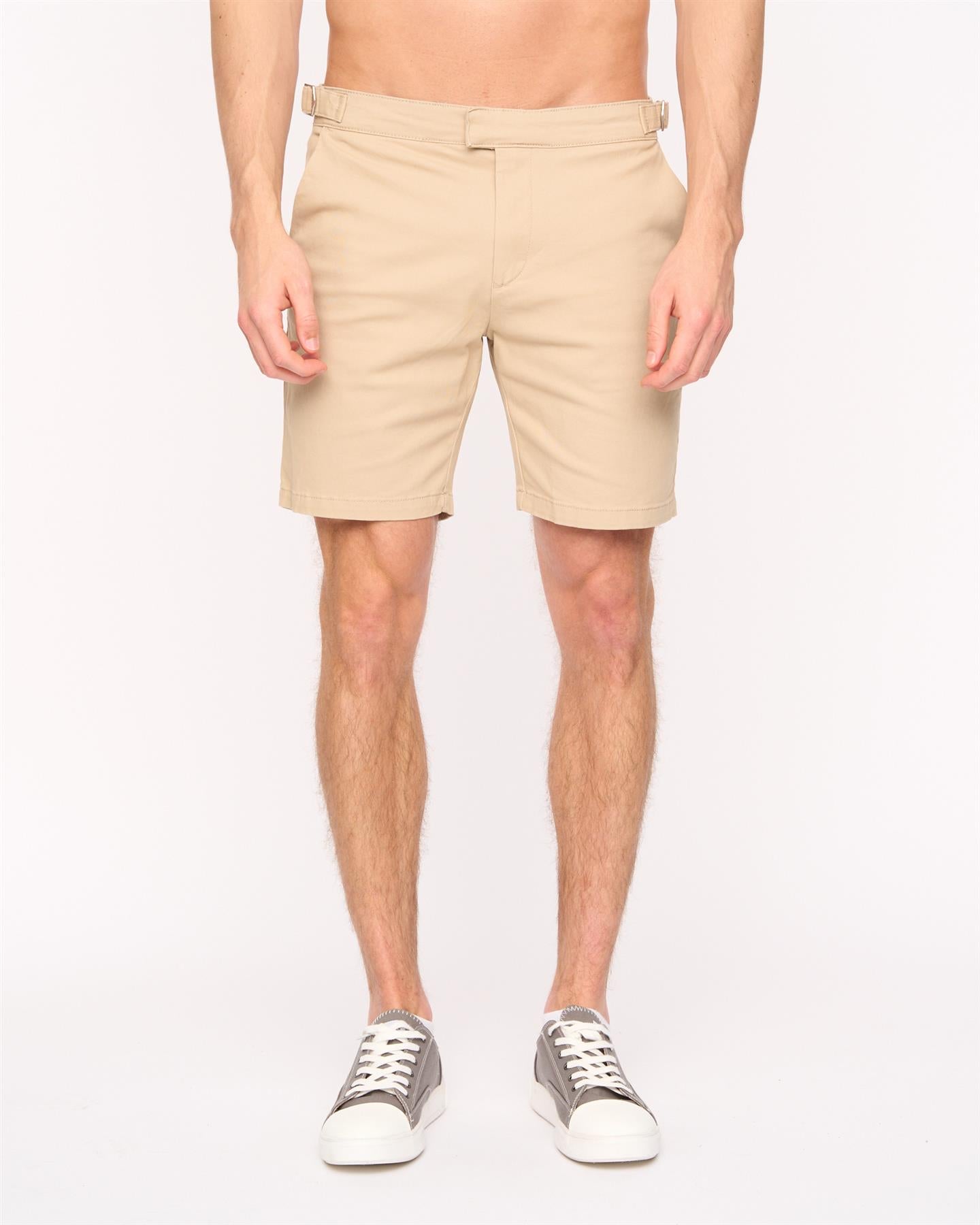 Mens Everett Chino Shorts Stone