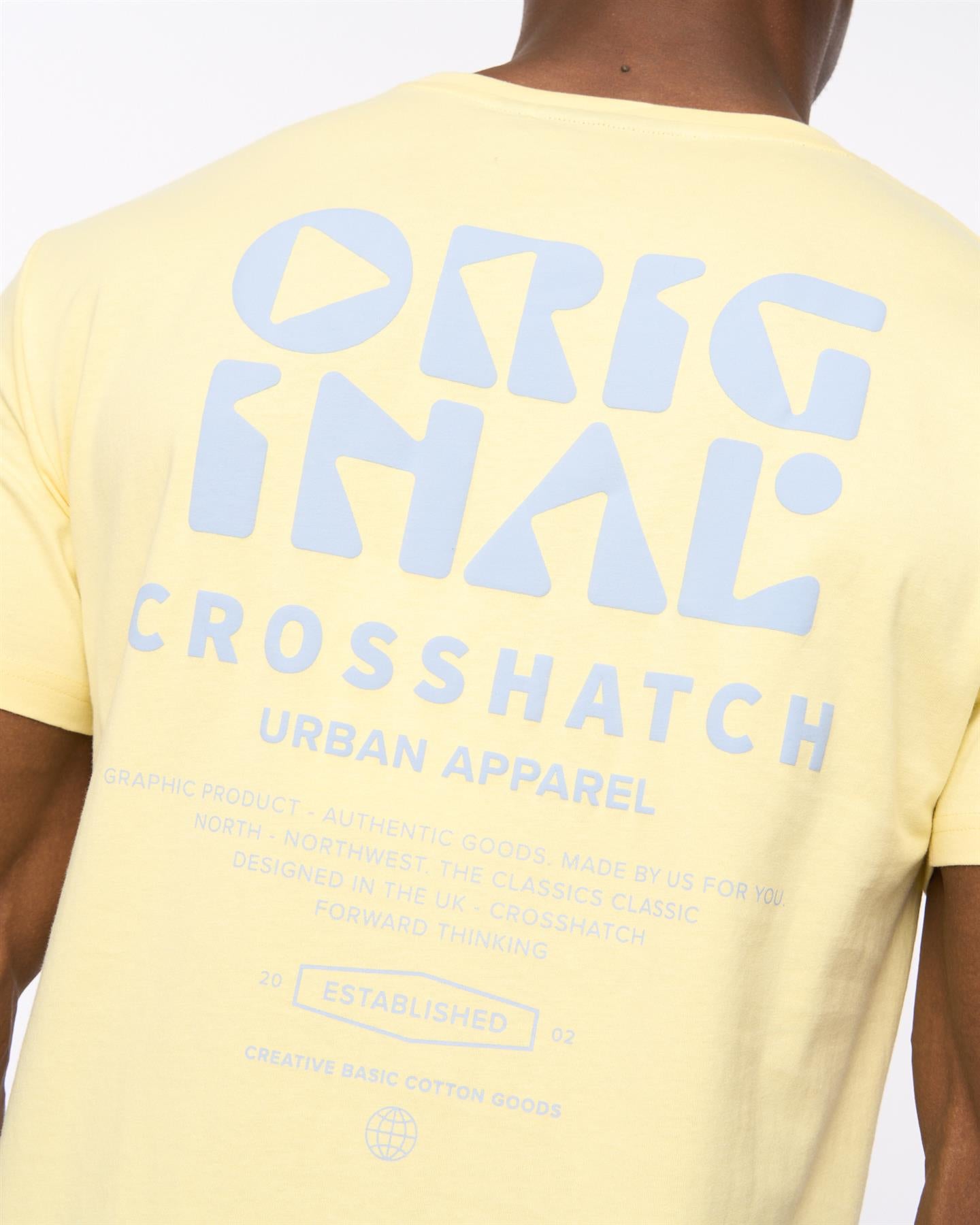 Mens Wellmoores T-Shirt Yellow