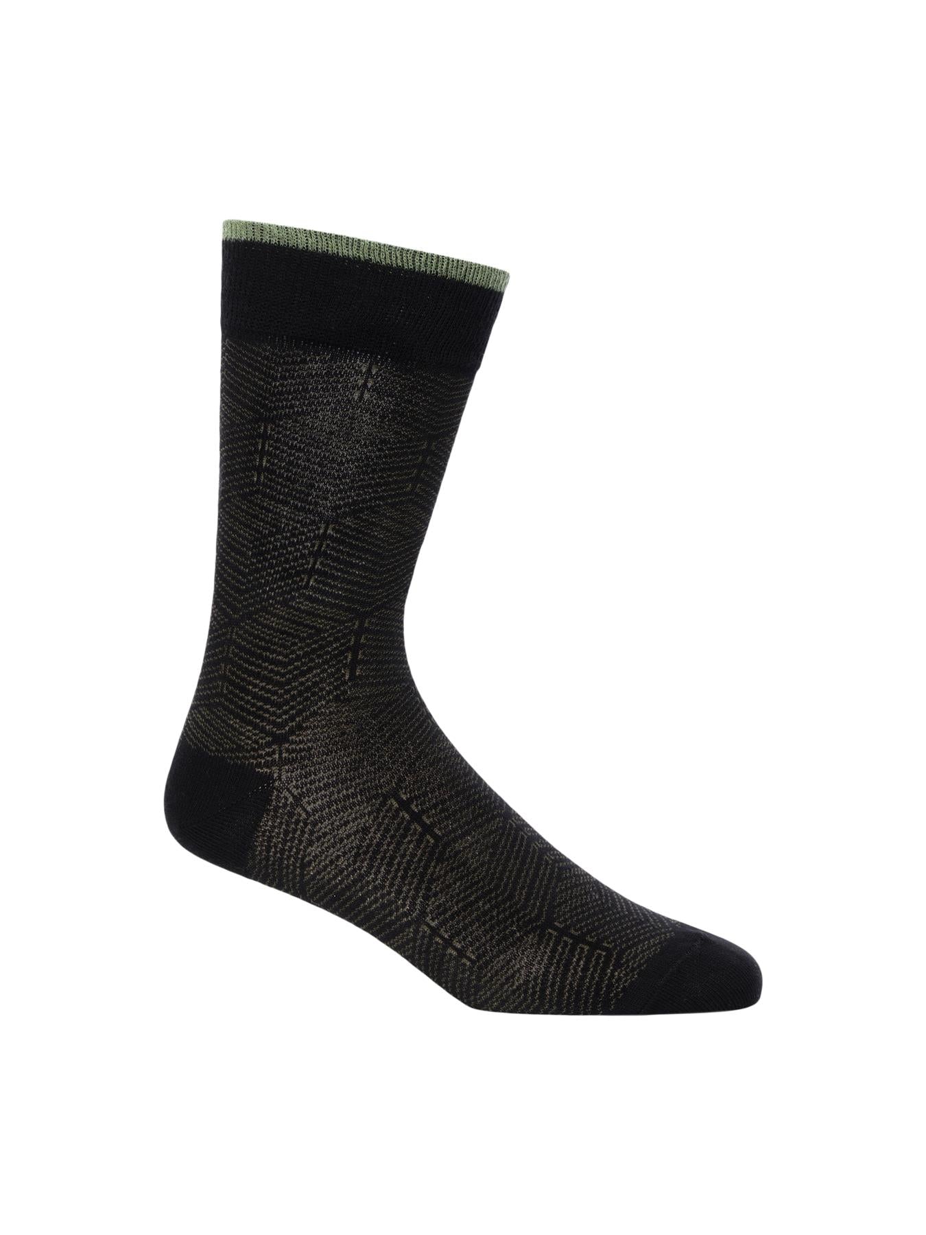 Mens Bellion Olive Socks 7pk Assorted