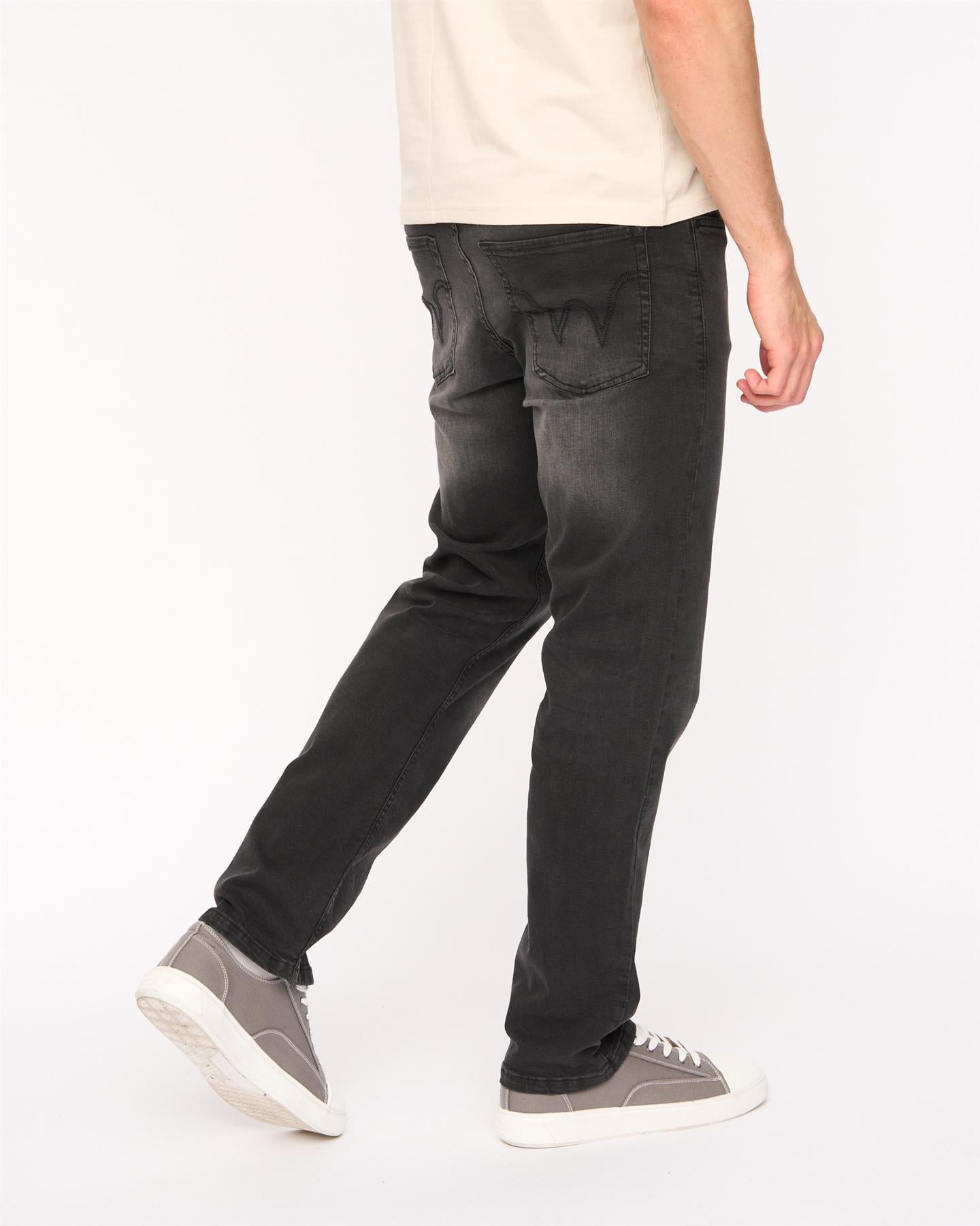 Mens Crestline Straight Leg Jeans Black