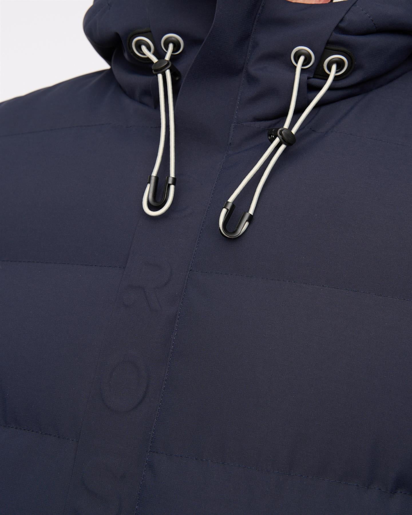 Mens Kampleys Embossed Jacket Navy