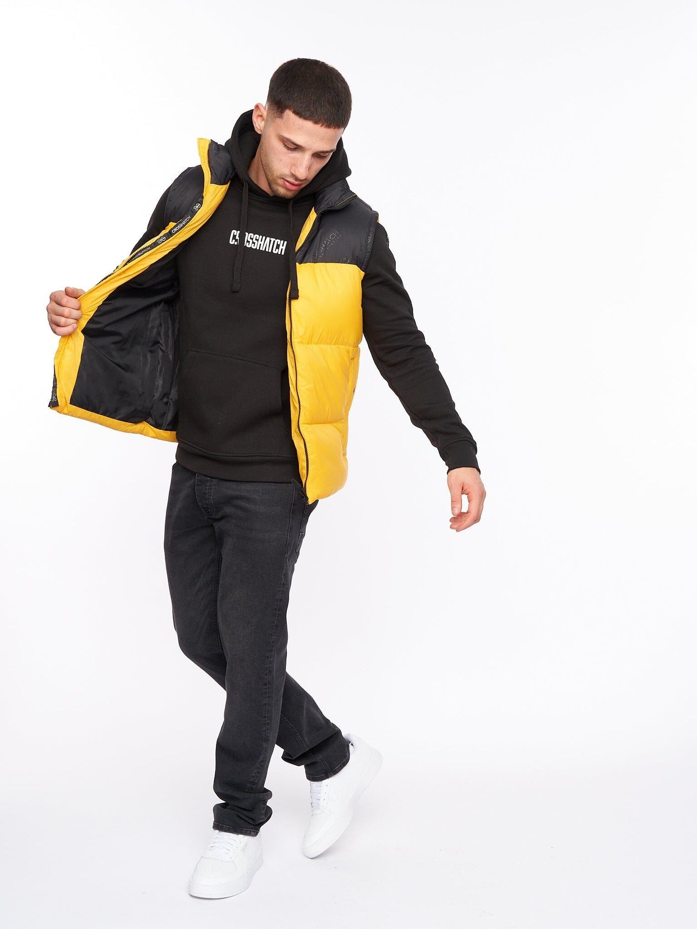 Mens Demerley Gilet Yellow