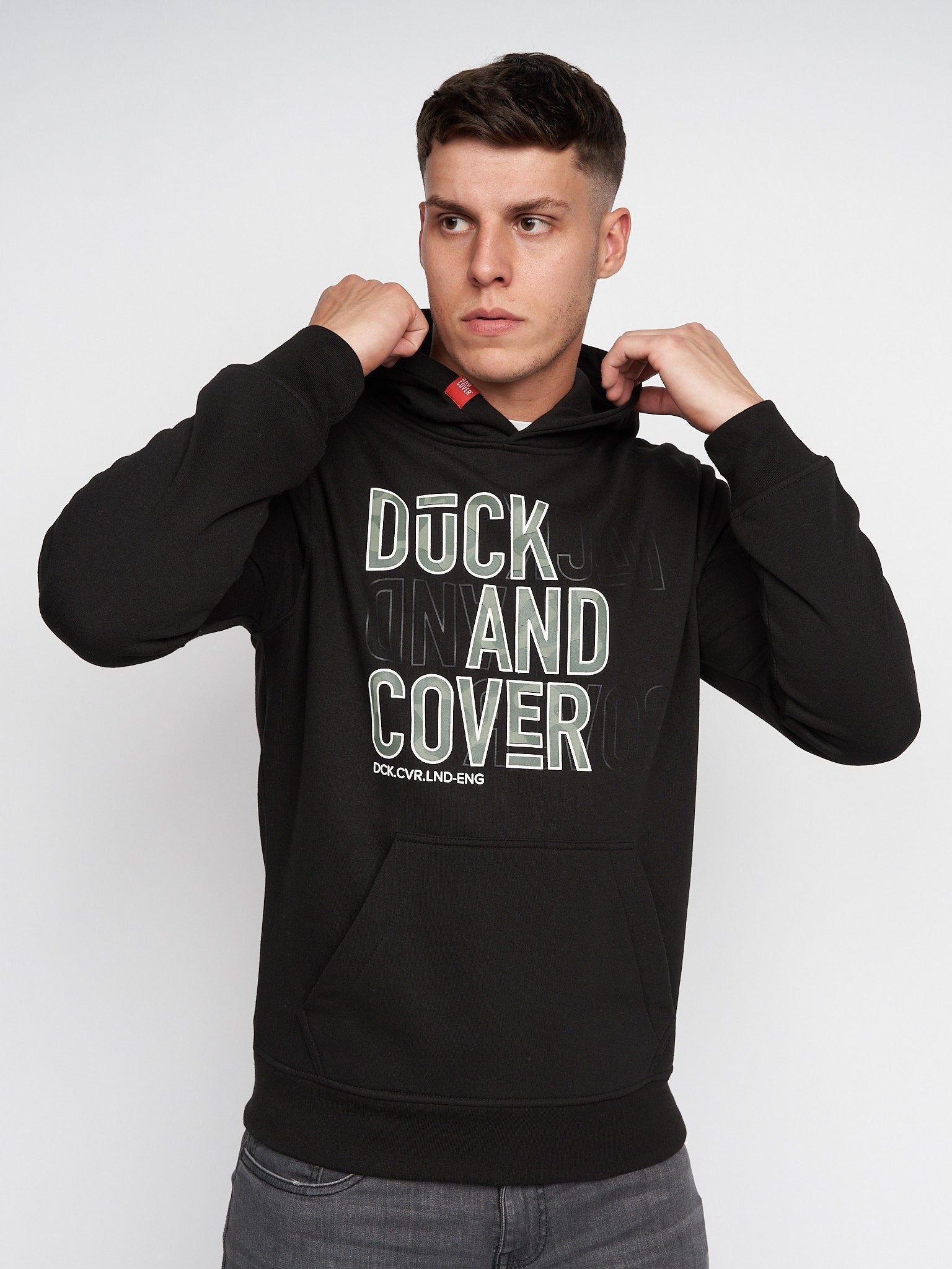 Mens Pecklar Hoodie Black