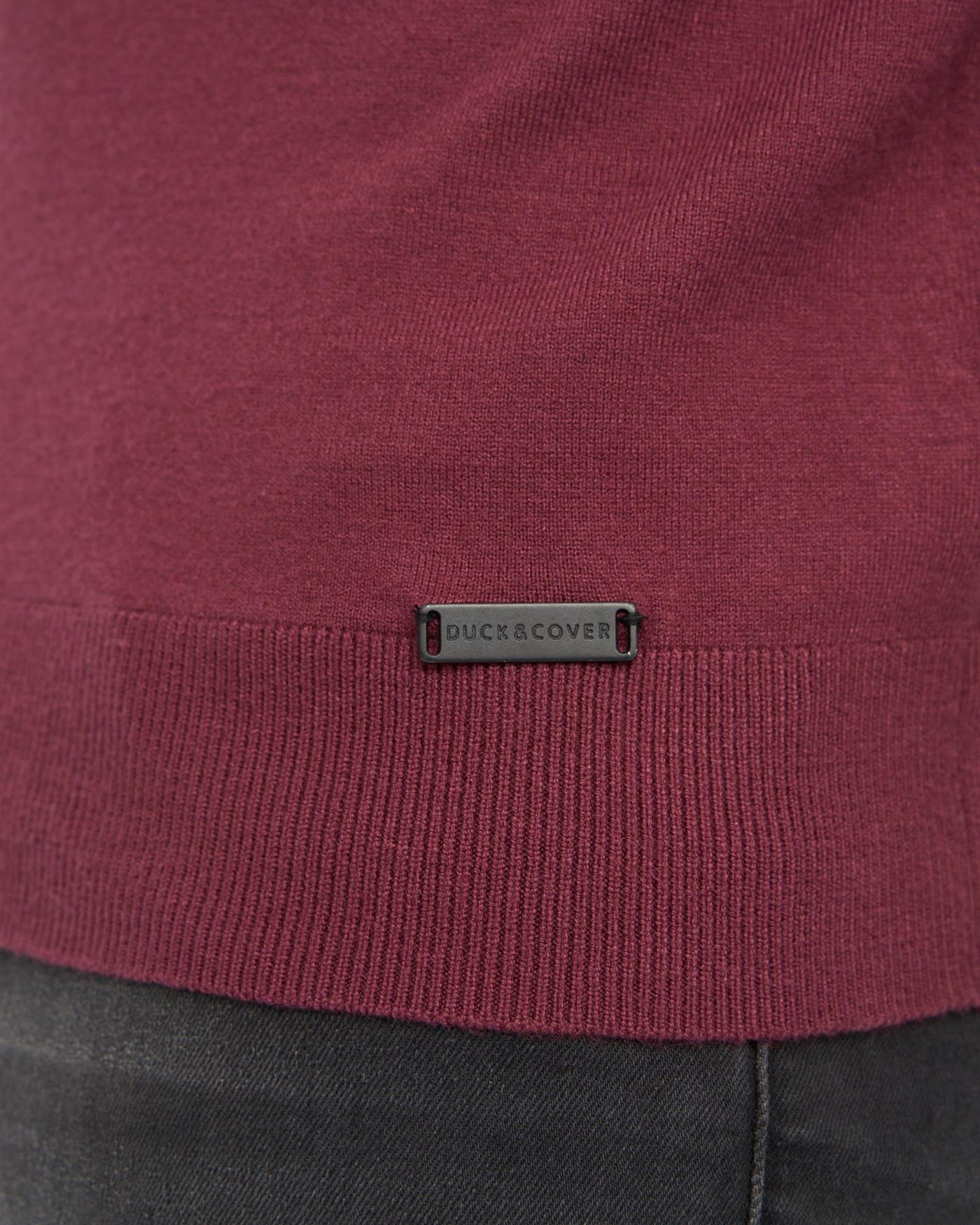 Mens Consenza Crew Knit Raisin