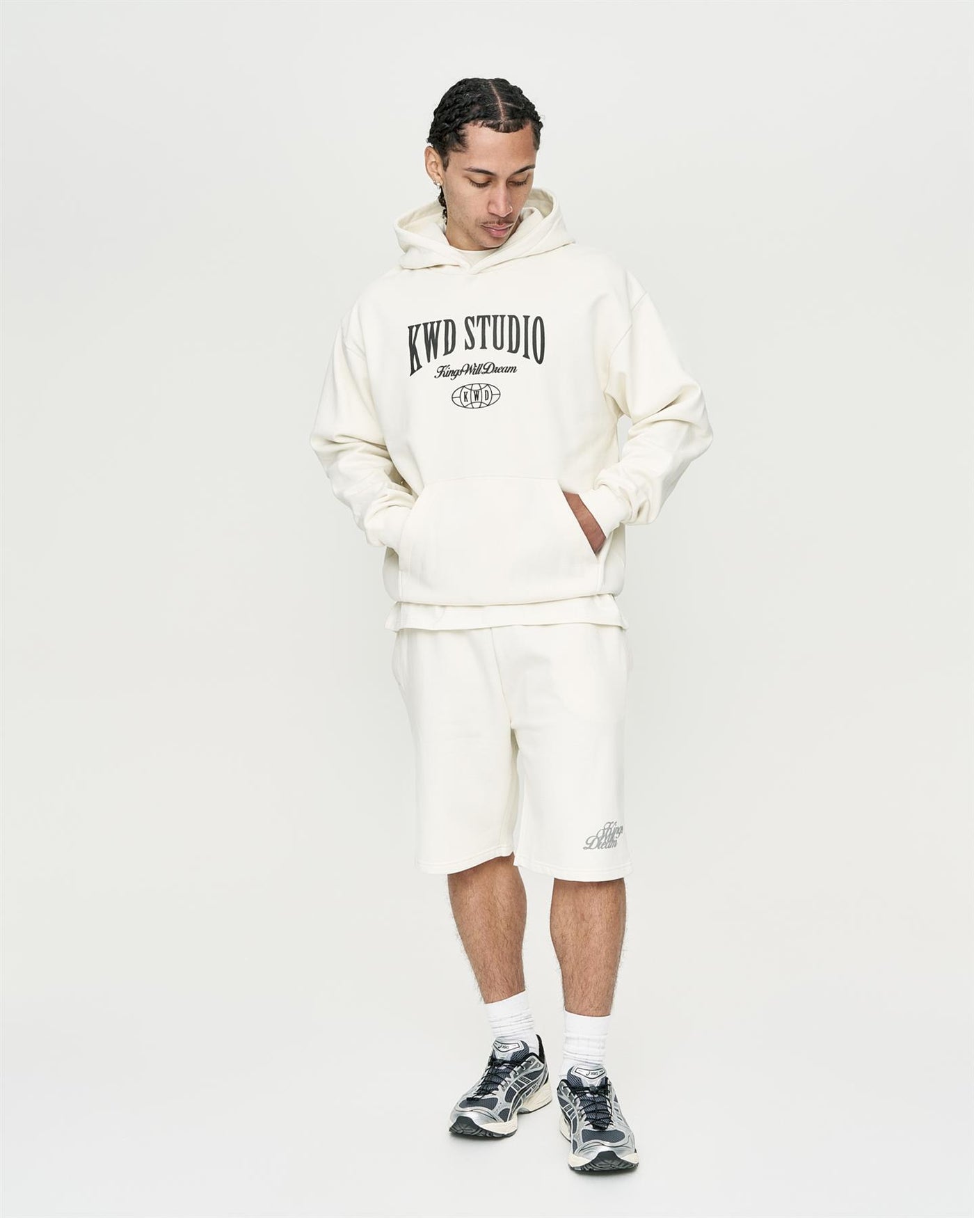 Mens Studio Studios Hoodie Off White