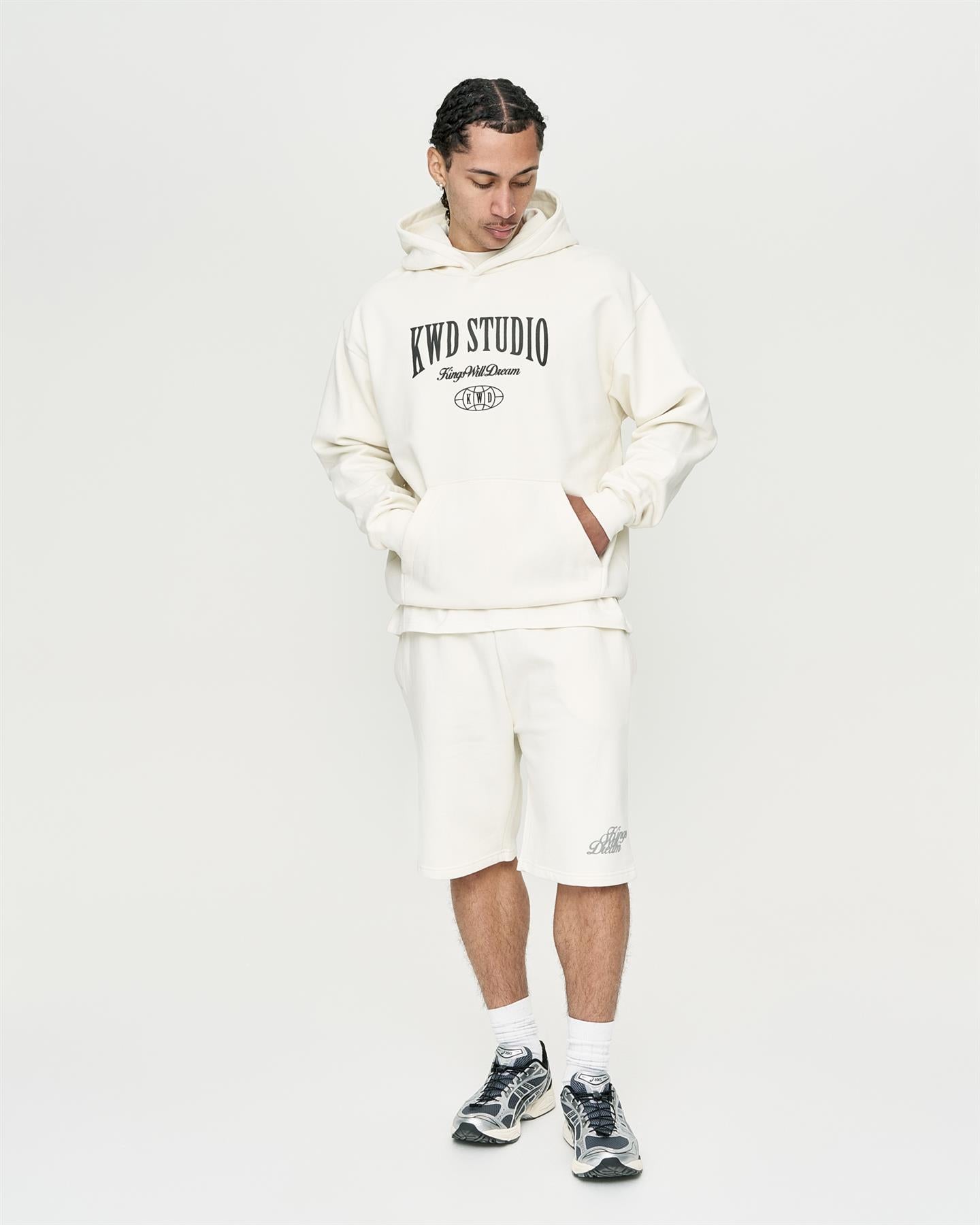 Mens Studio Studios Hoodie Off White