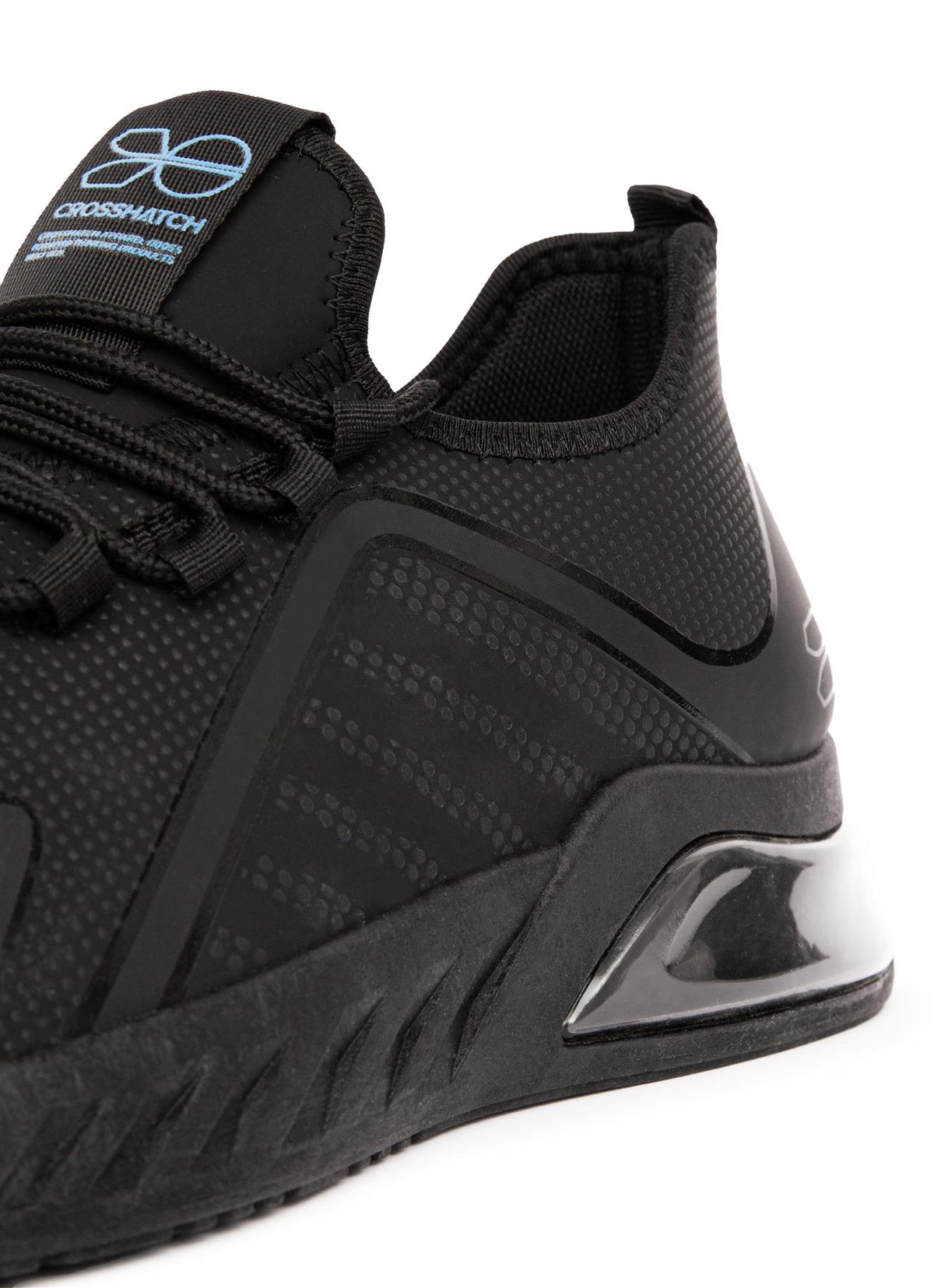 Mens Clarington Trainers Black/Blue