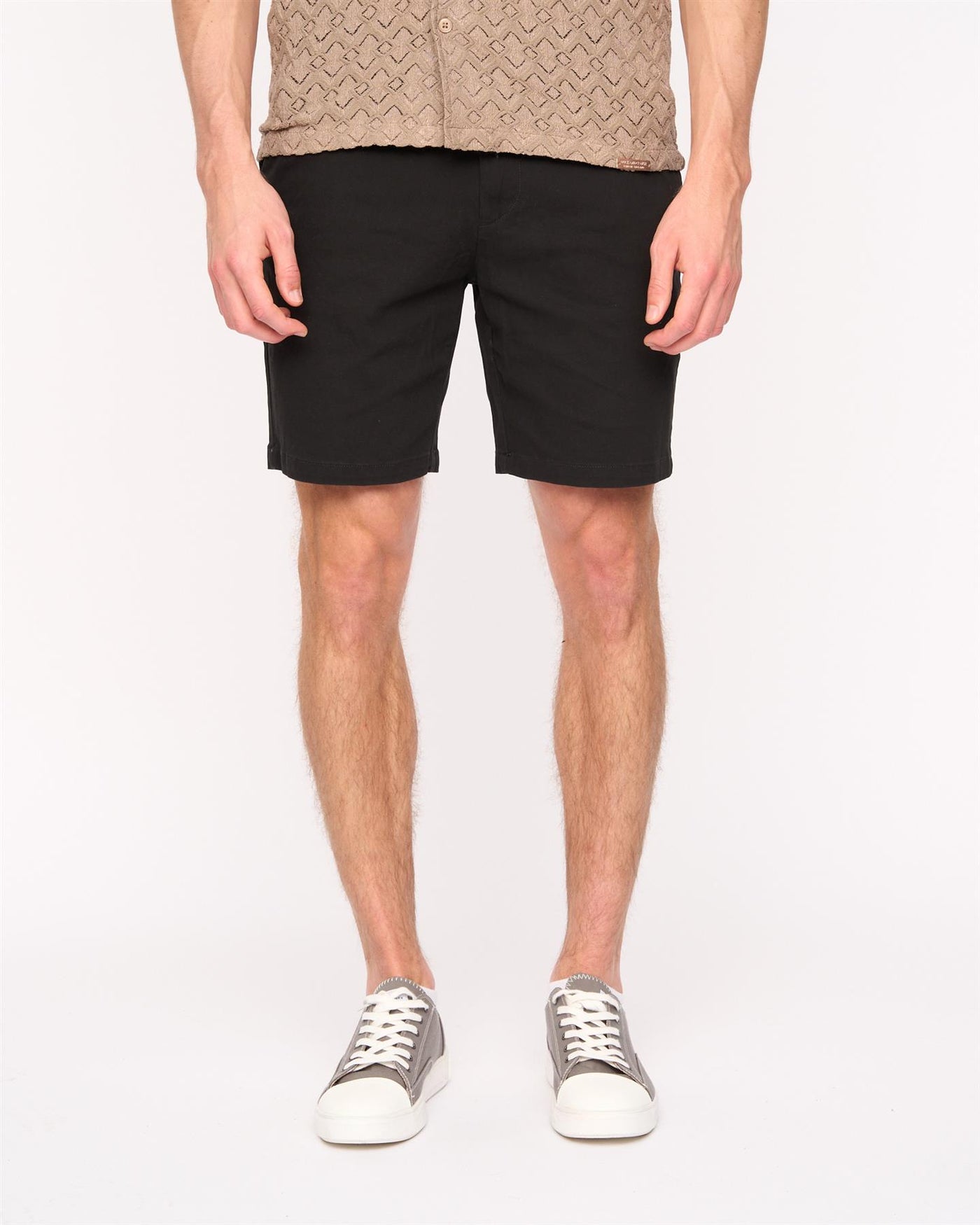 Mens Everett Chino Shorts Black