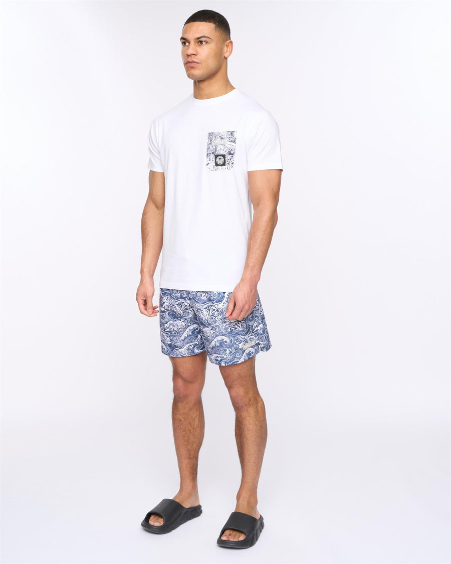 Mens Henwave Swim Shorts Navy