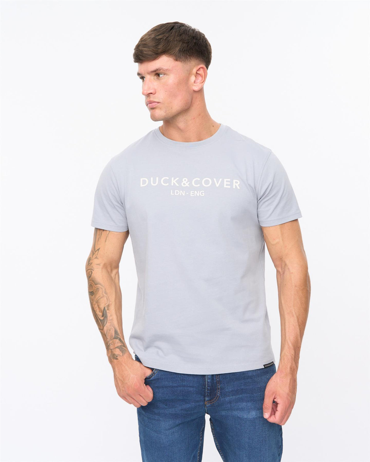 Mens Chamata T-Shirt Steel Blue