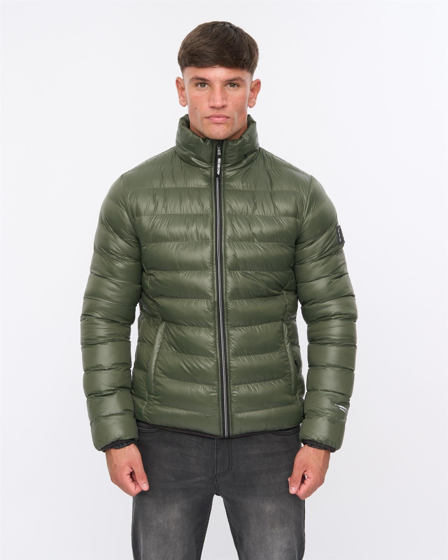 Mens Shemmy Two Quilted Jacket Dark Olive