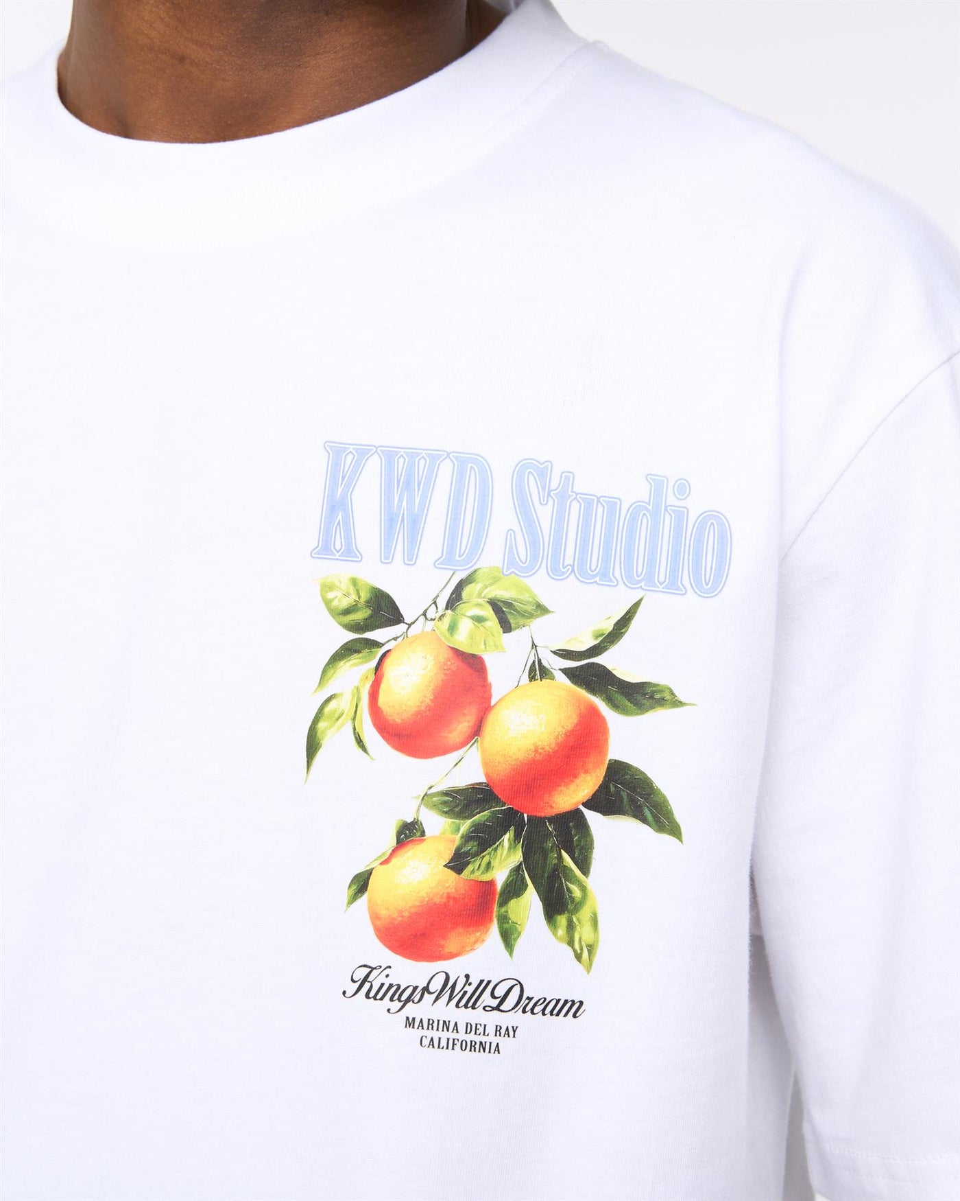 Mens Citrus Oversized T-Shirt White