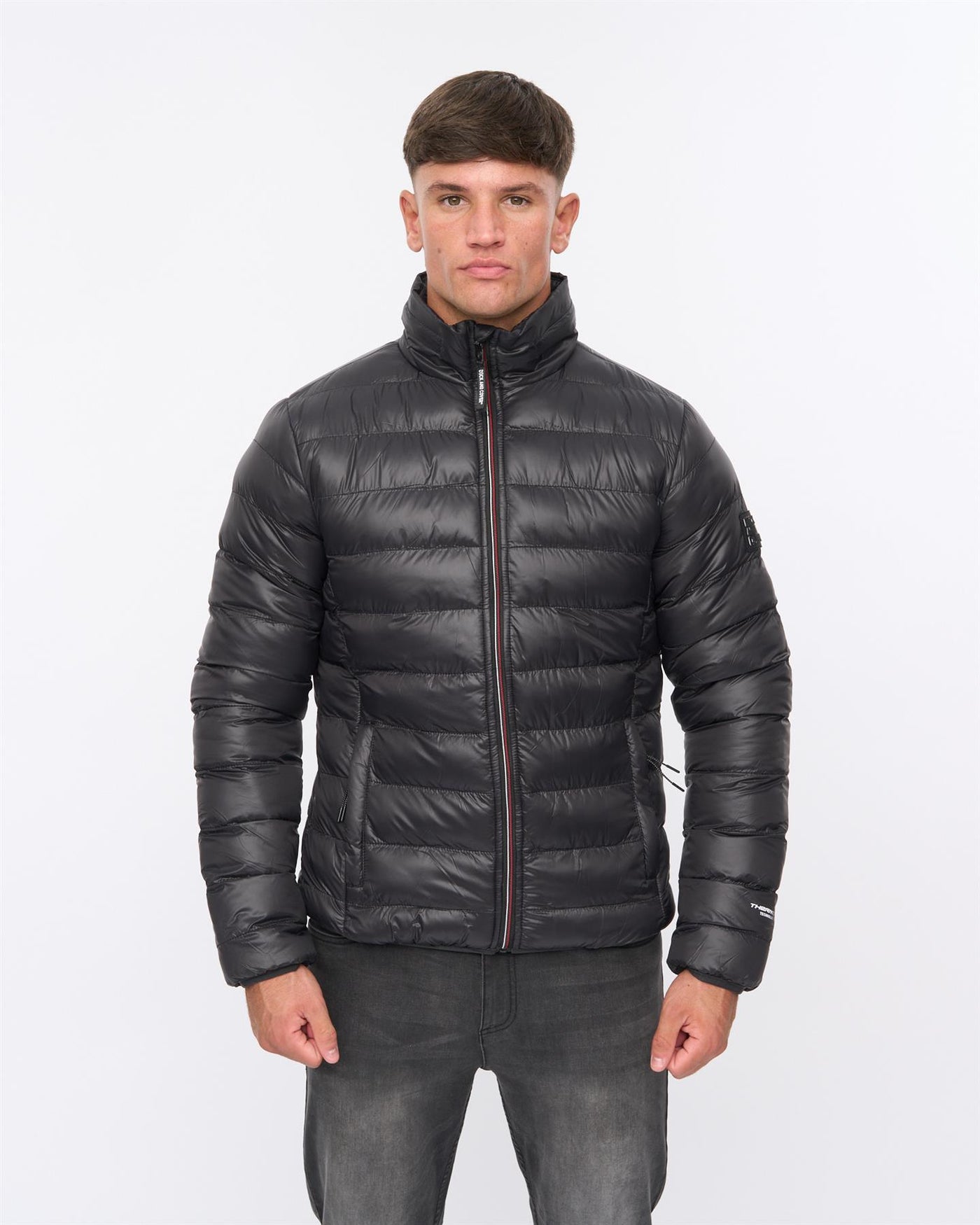 Mens Shemmy Two Quilted Jacket Black