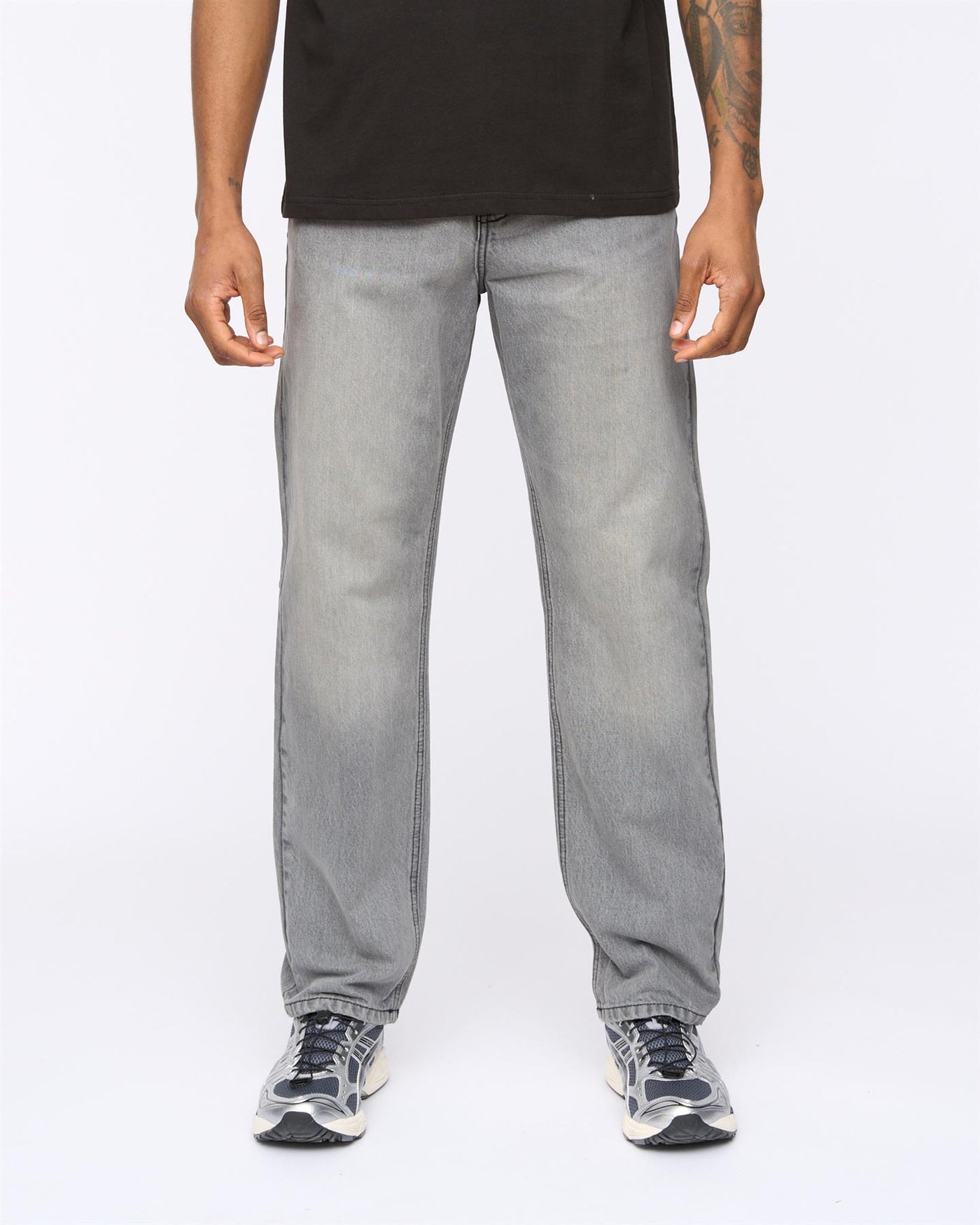Mens Dubback Jeans Grey Wash