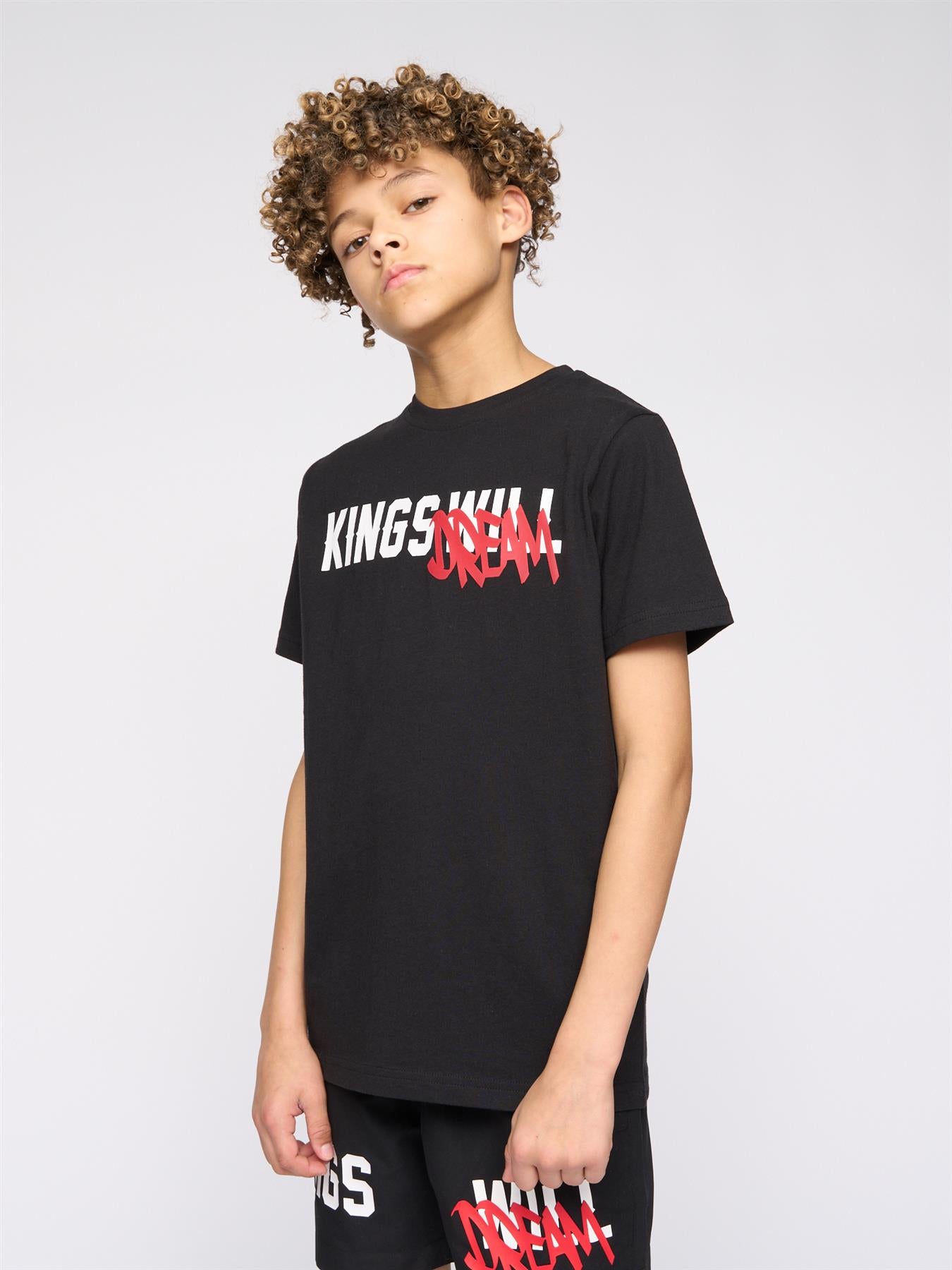 Kids Boys Tagged T-Shirt Black