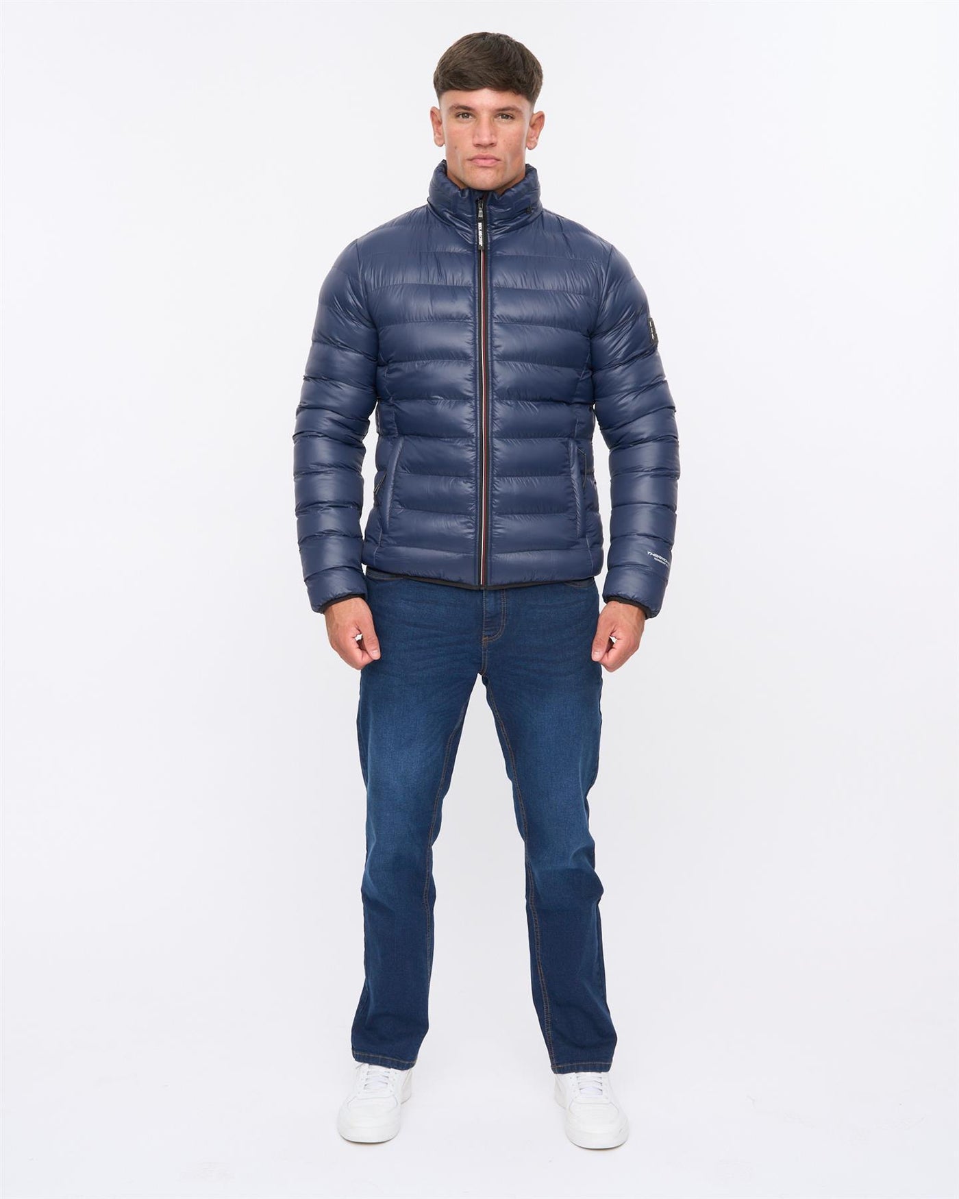 Mens Shemmy Two Quilted Jacket Navy