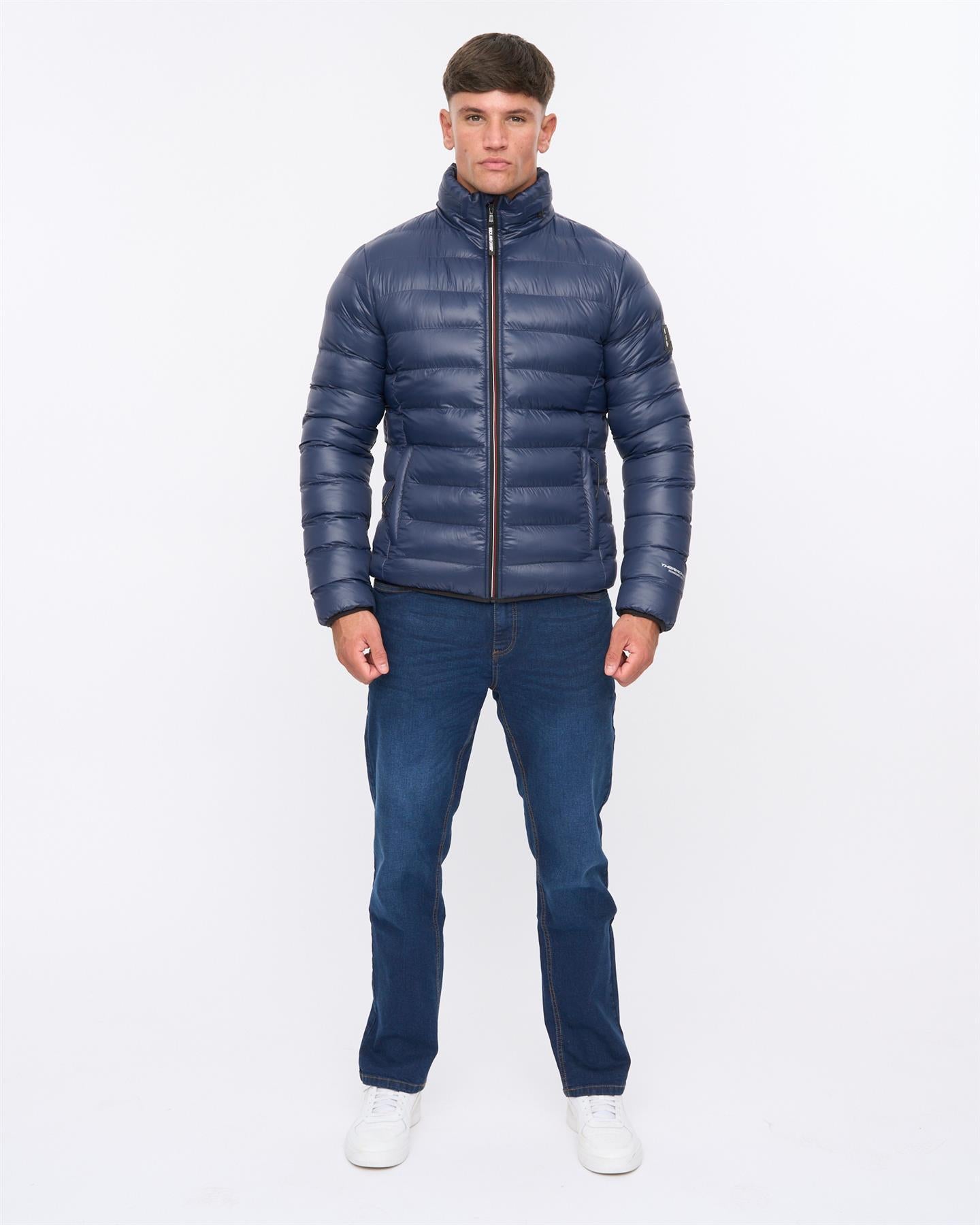 Mens Shemmy Two Quilted Jacket Navy