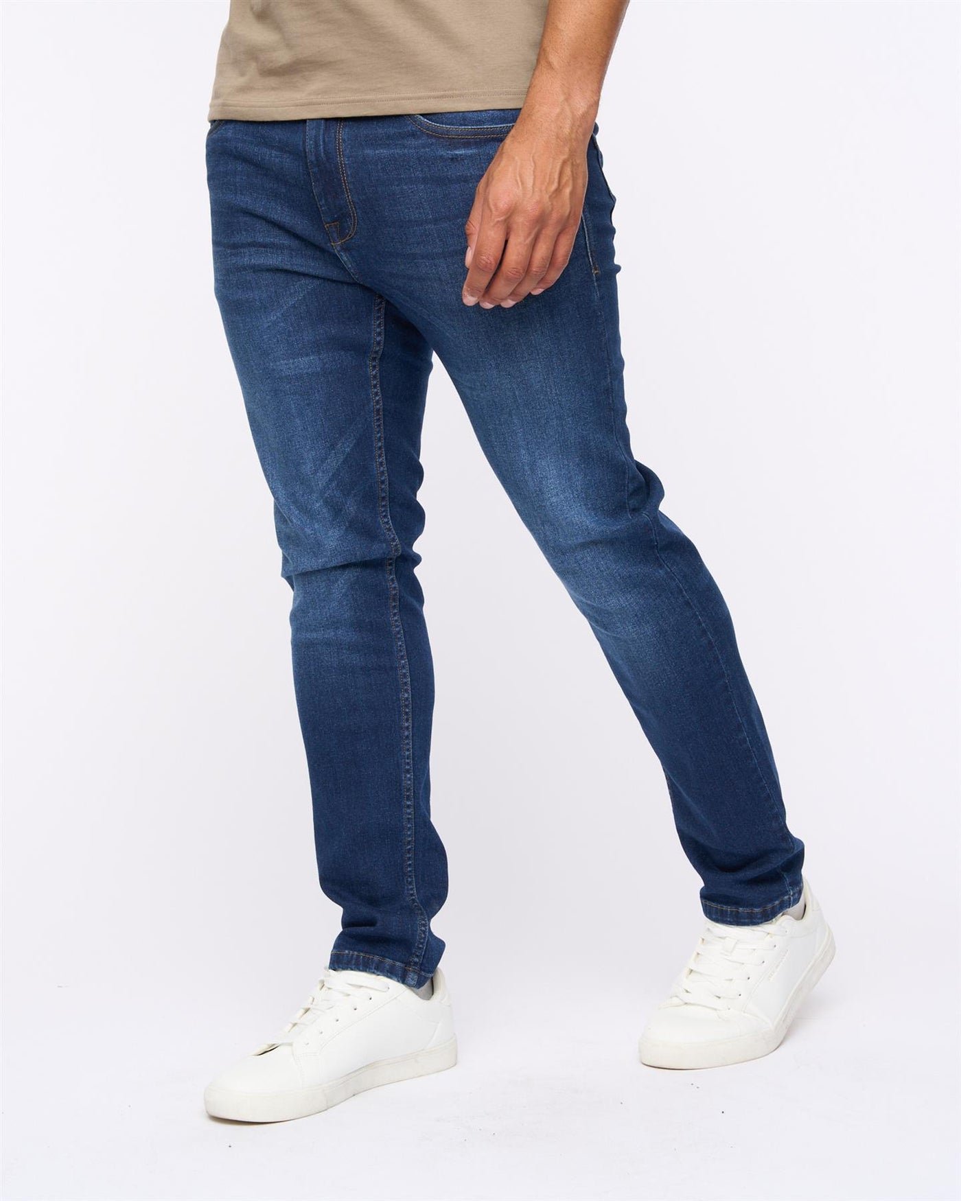 Mens Abingdon Slim Fit Jeans Dark Wash