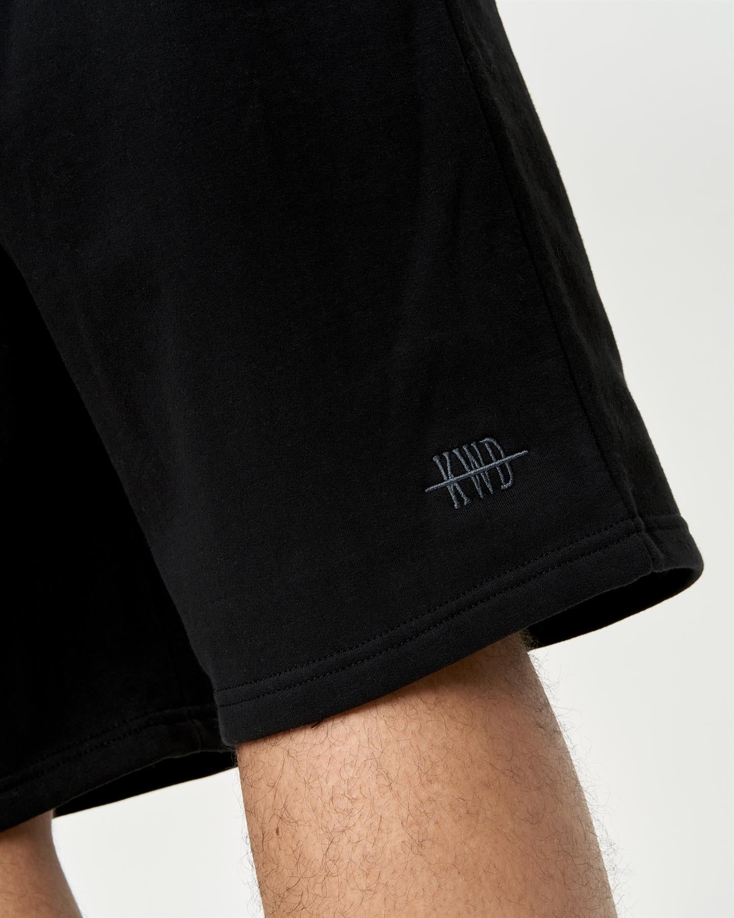 Mens Studio Scripted Jog Shorts Black