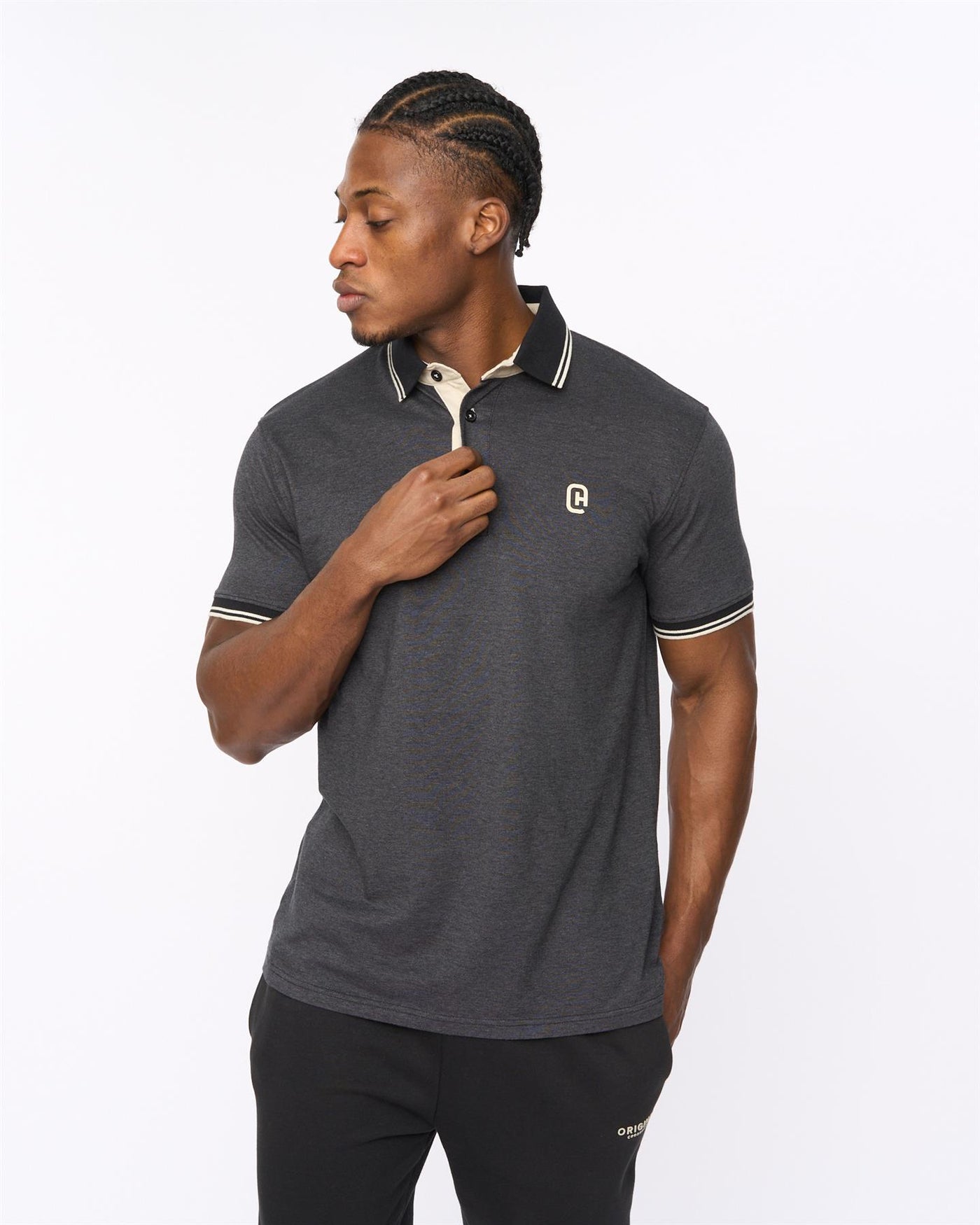 Mens Preece Polo Black