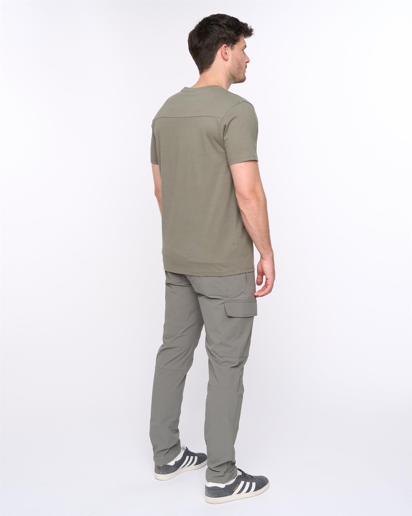 Mens Chamata T-Shirt Green Slate