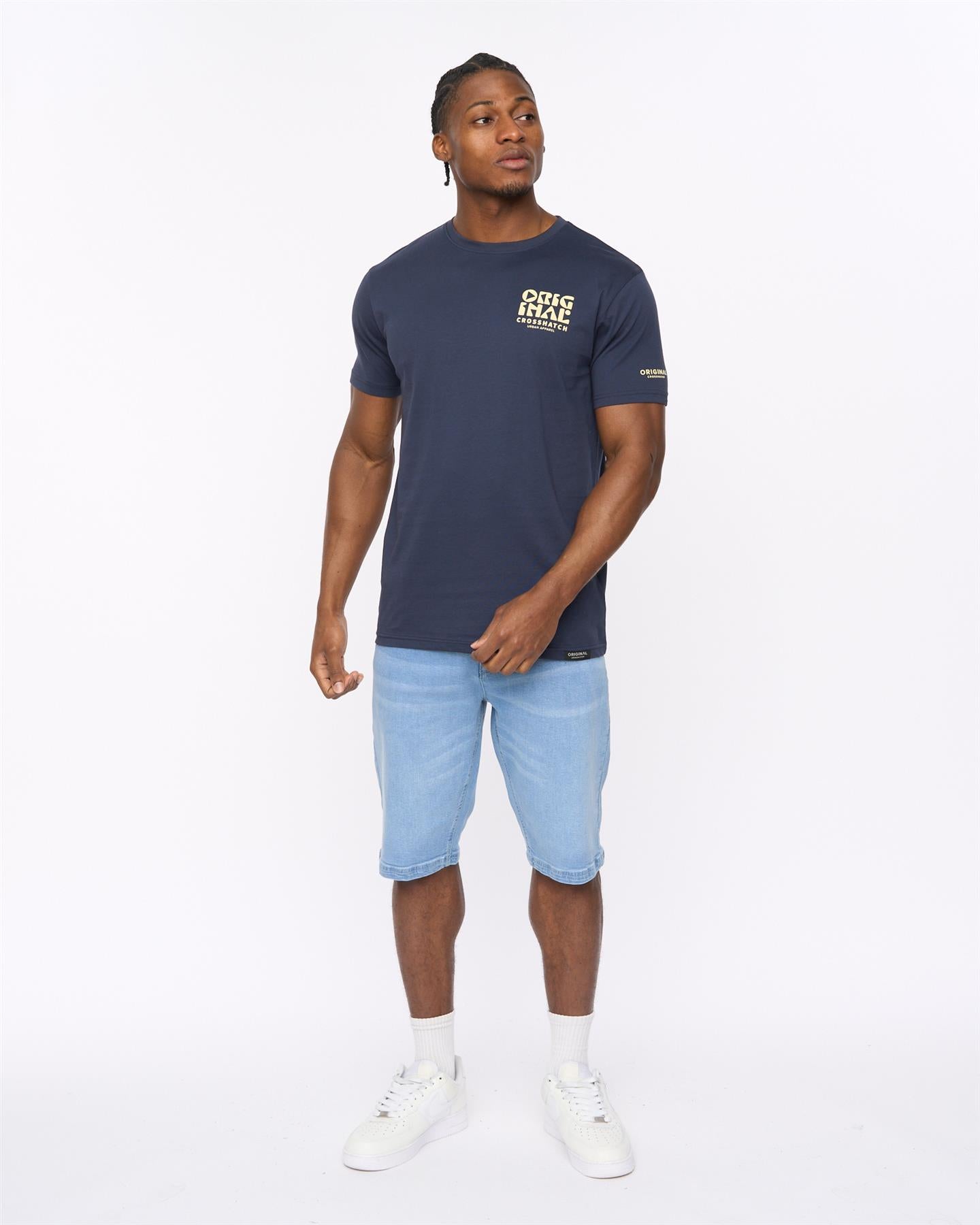Mens Wellmoores T-Shirt Navy