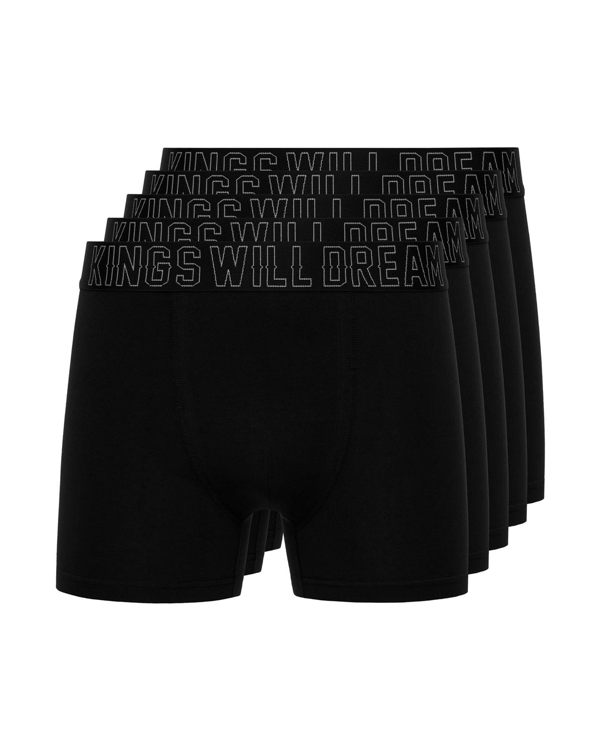 Mens Kingsport Boxers 5pk Black