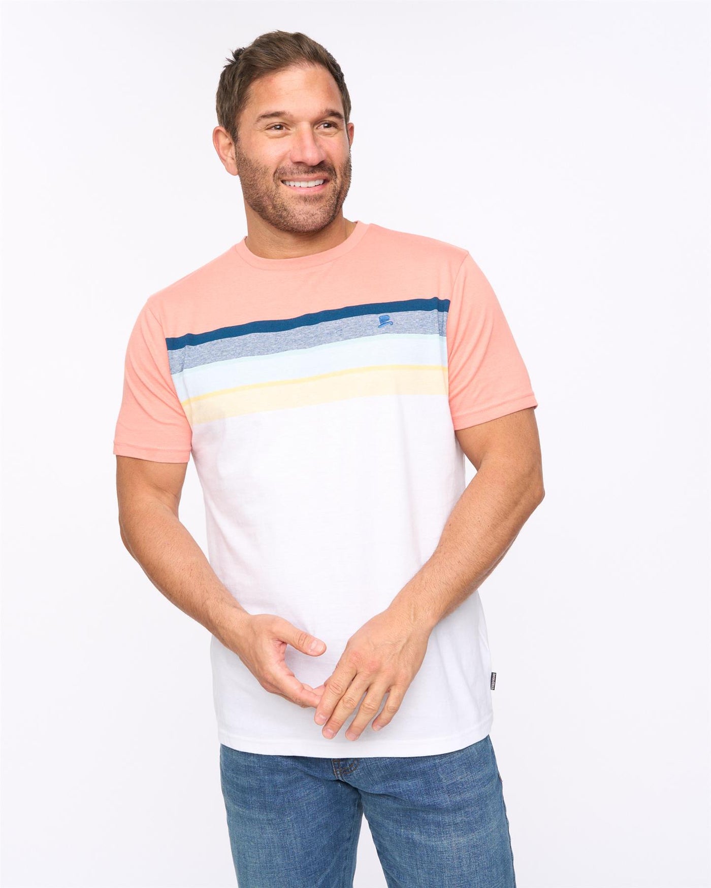 Mens Fenshaw T-Shirt Coral