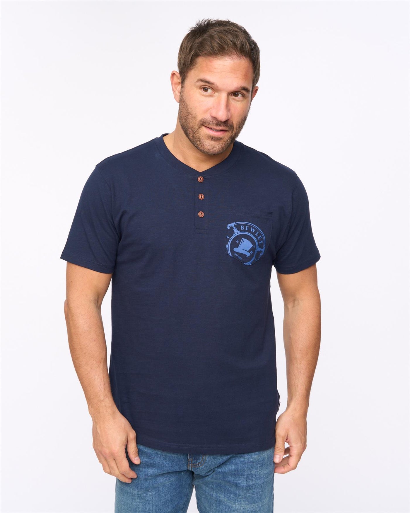Mens Garside T-Shirt Navy