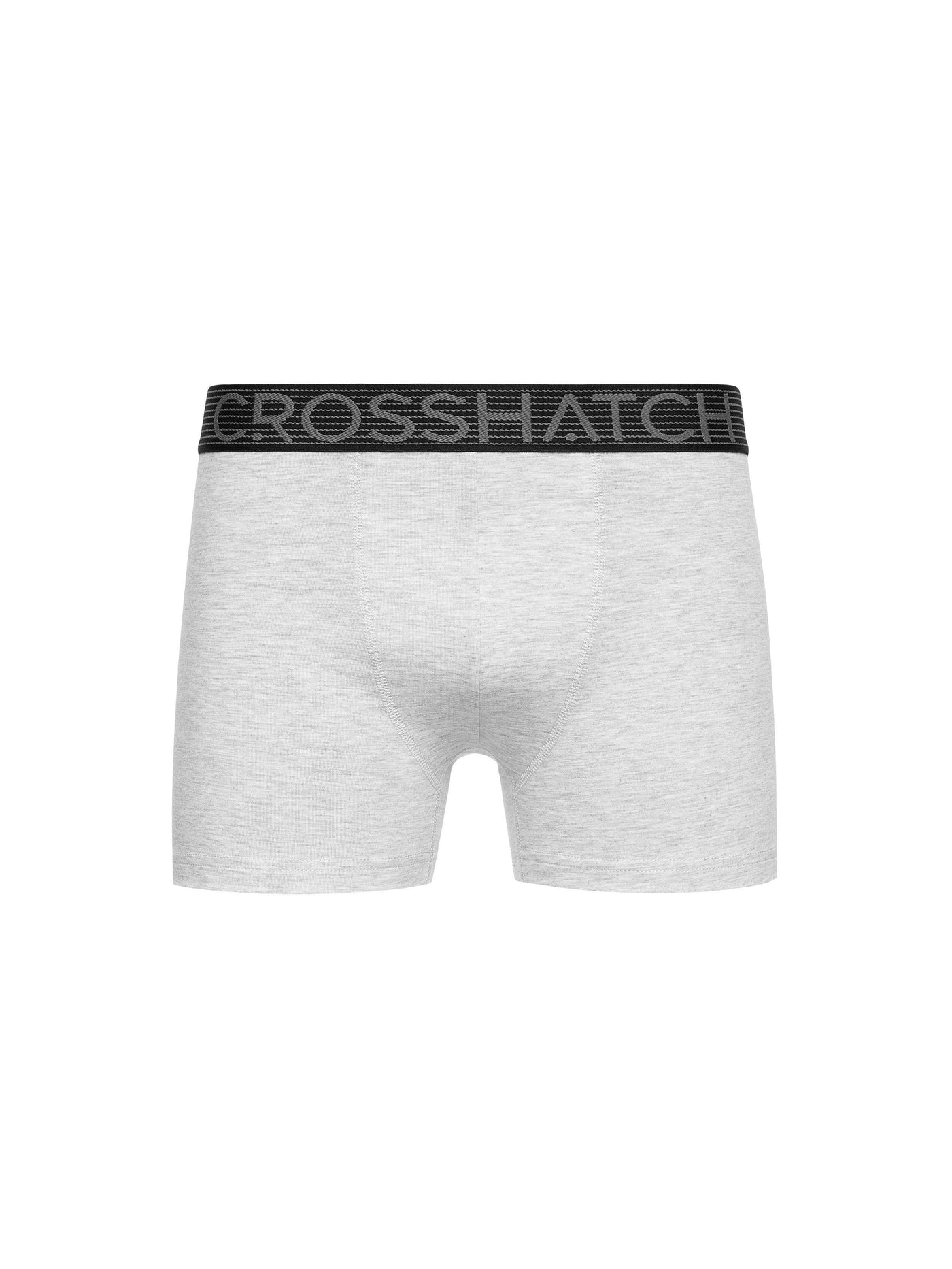 Mens Buzzard Boxers 5pk Grey Marl